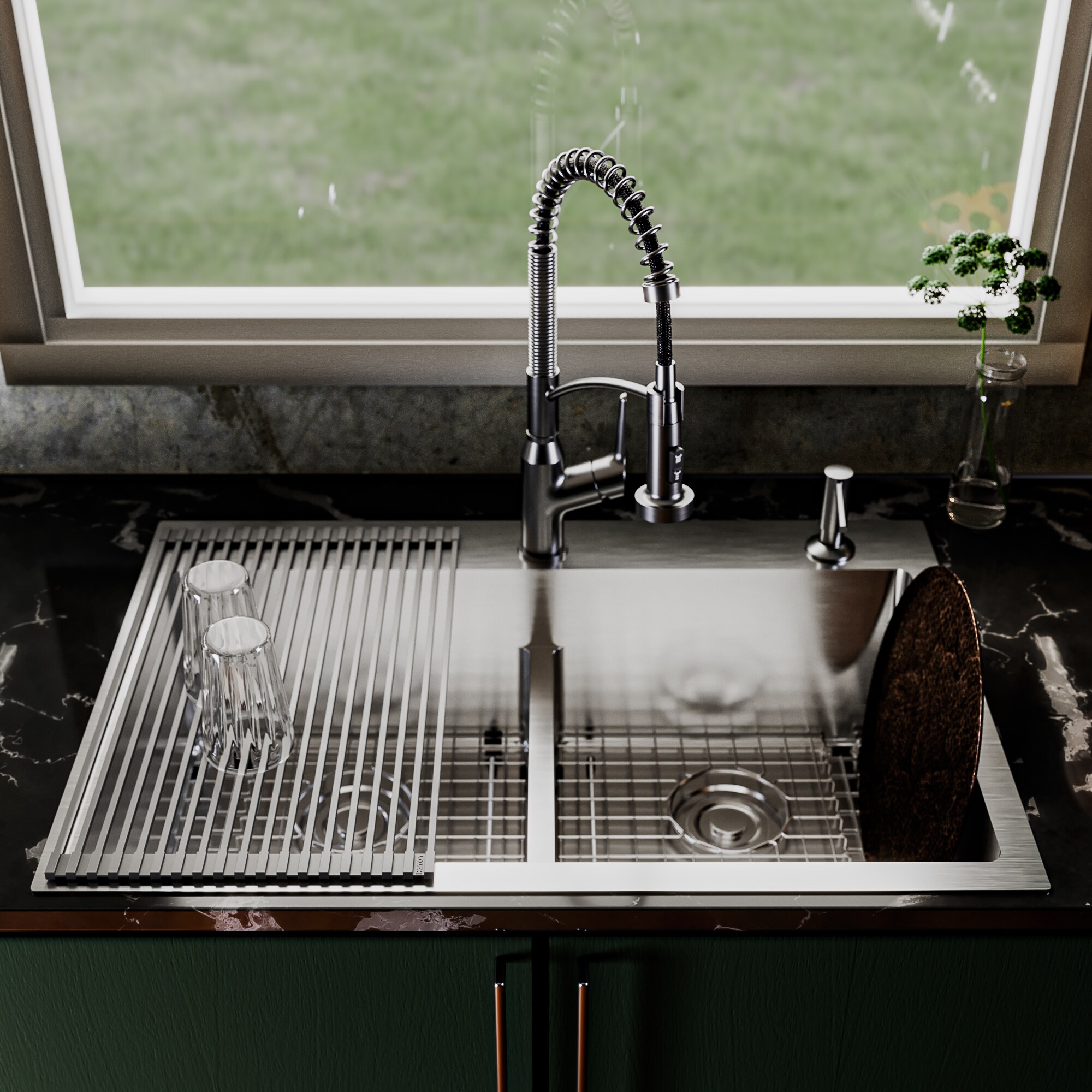 Karran TMDB3321-PK1 Kitchen-Sinks - View #3