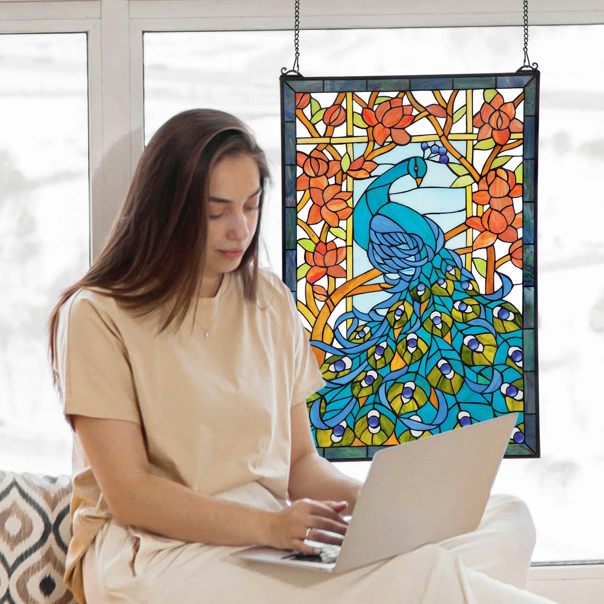 Design Toscano HD715 Stained-Glass-Panels - View #2