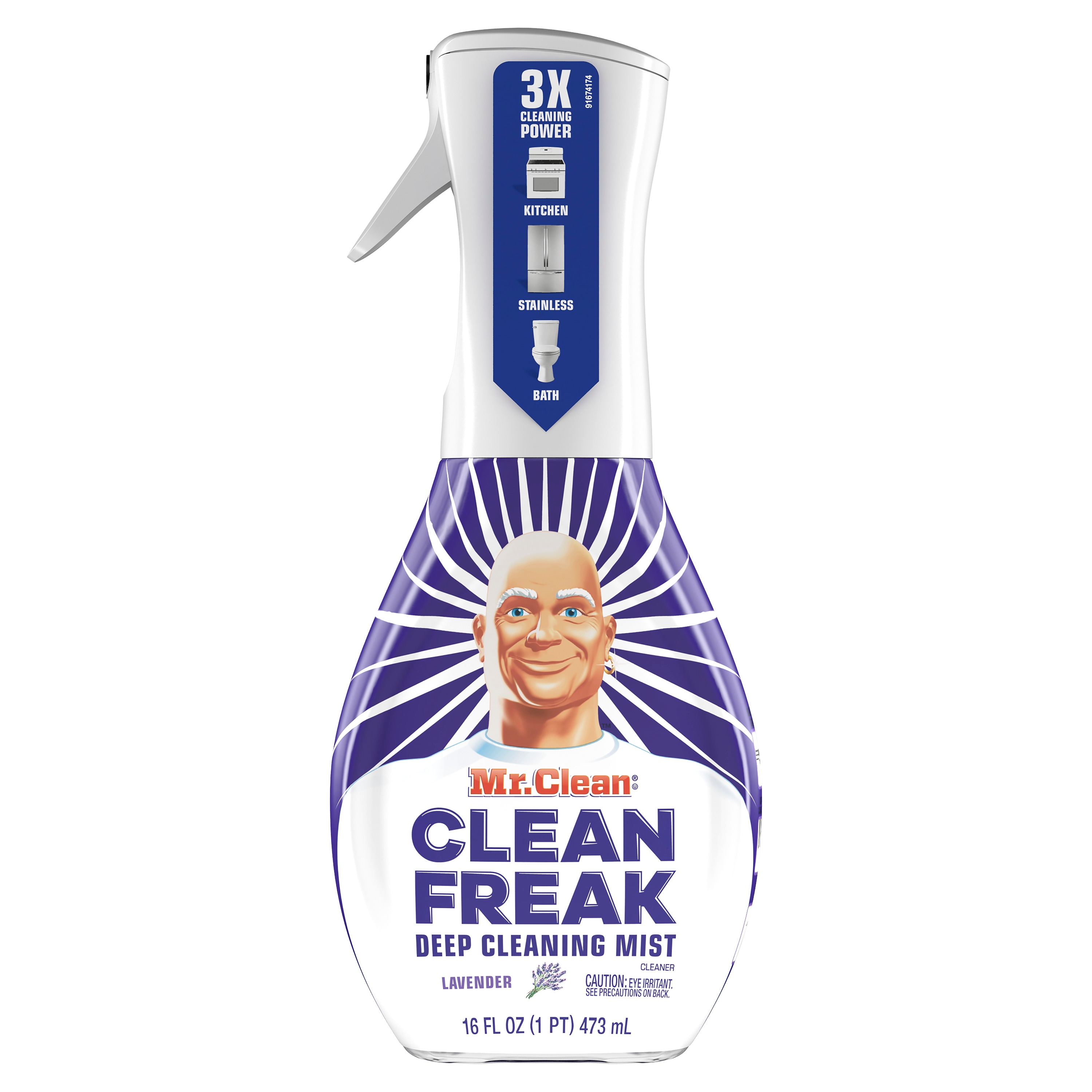 Mr. Clean 16 Oz. Lemon Zest Clean Freak All-Purpose Cleaner Mist Refill