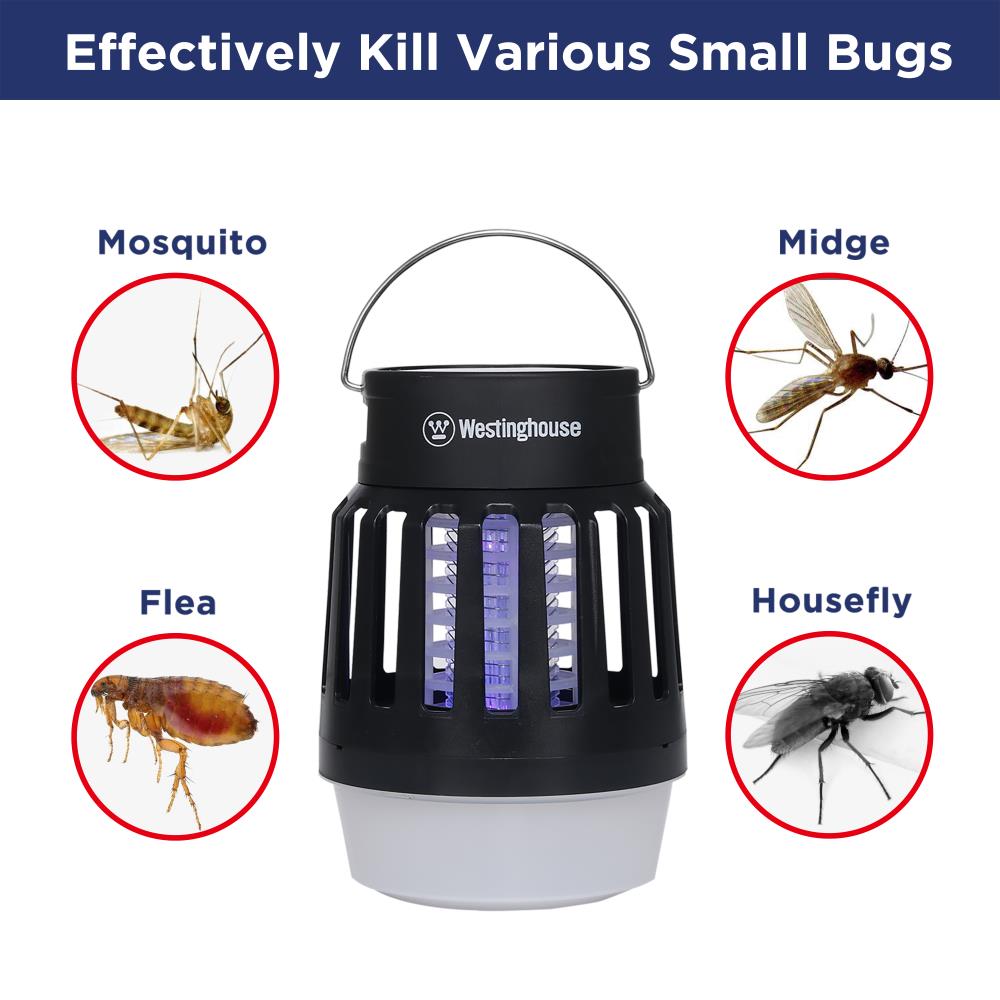 BLACK+DECKER Outdoor Hanging Bug Zapper, Continuous Run, Recommended for  Moths, Flies, Mosquitos, Indoor/Outdoor, Lowe's Exclusive, Electric, Odorless