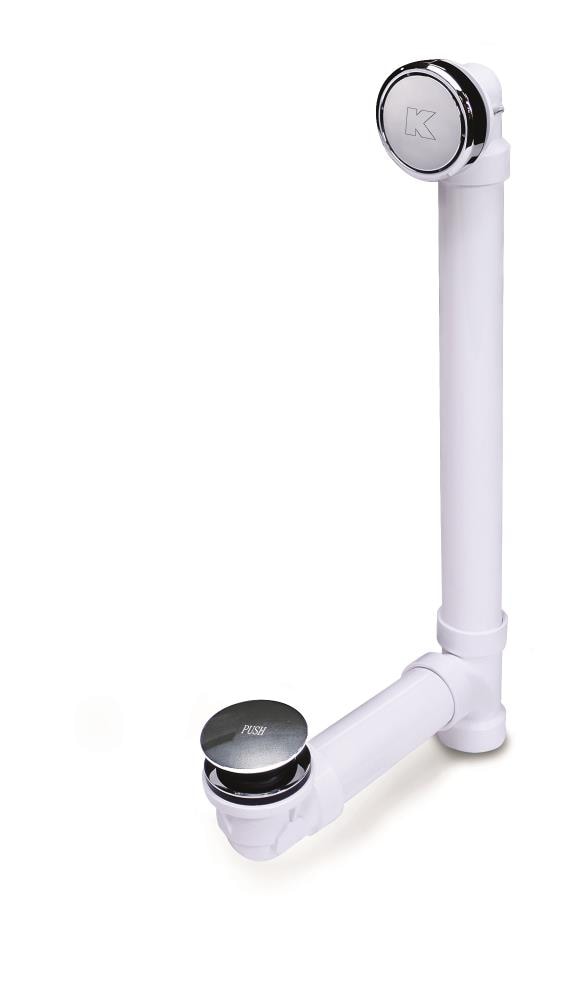 Keeney 630PVCFS 1-1/2-in Chrome Polished Chrome Deep soak Drain with PVC Pipe Included
