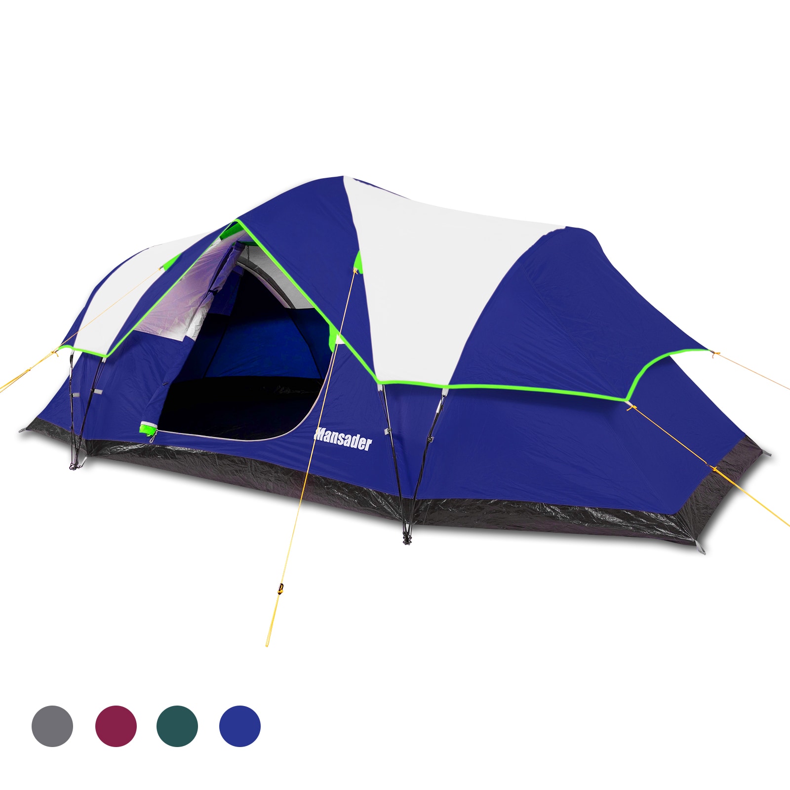 GARSING MAN-AUTODO-F-6P-BGG 6-Person Camping Tent Polyester 6 -Person Tent