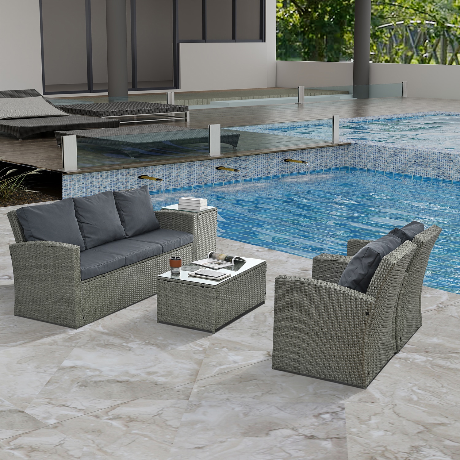 SINOFURN SYB790008GY Patio-Conversation-Sets - View #15