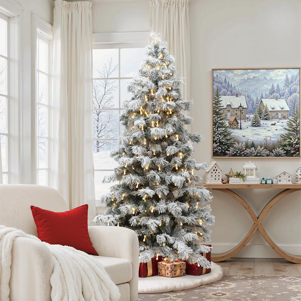 LuxenHome WHAP2561 Artificial-Christmas-Trees - View #7