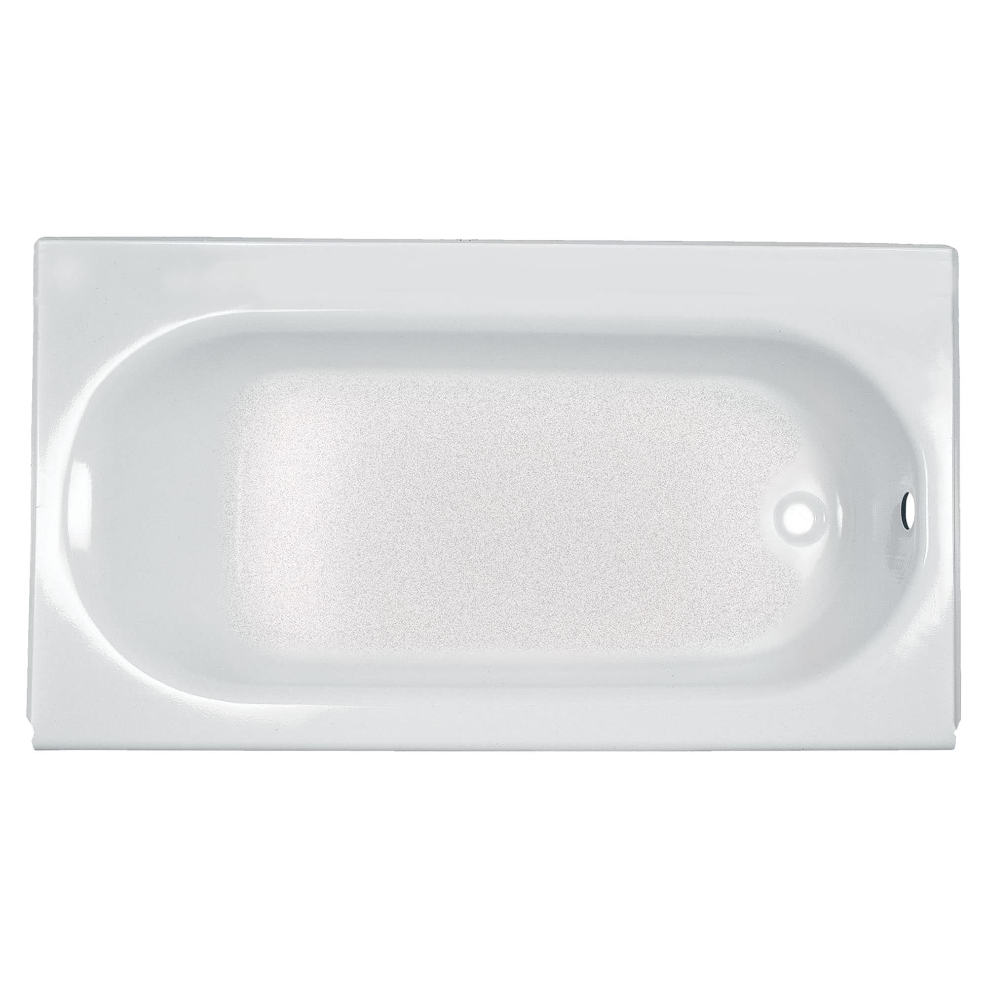 Princeton 60'' White Cast Iron Alcove Soaking Bathtub