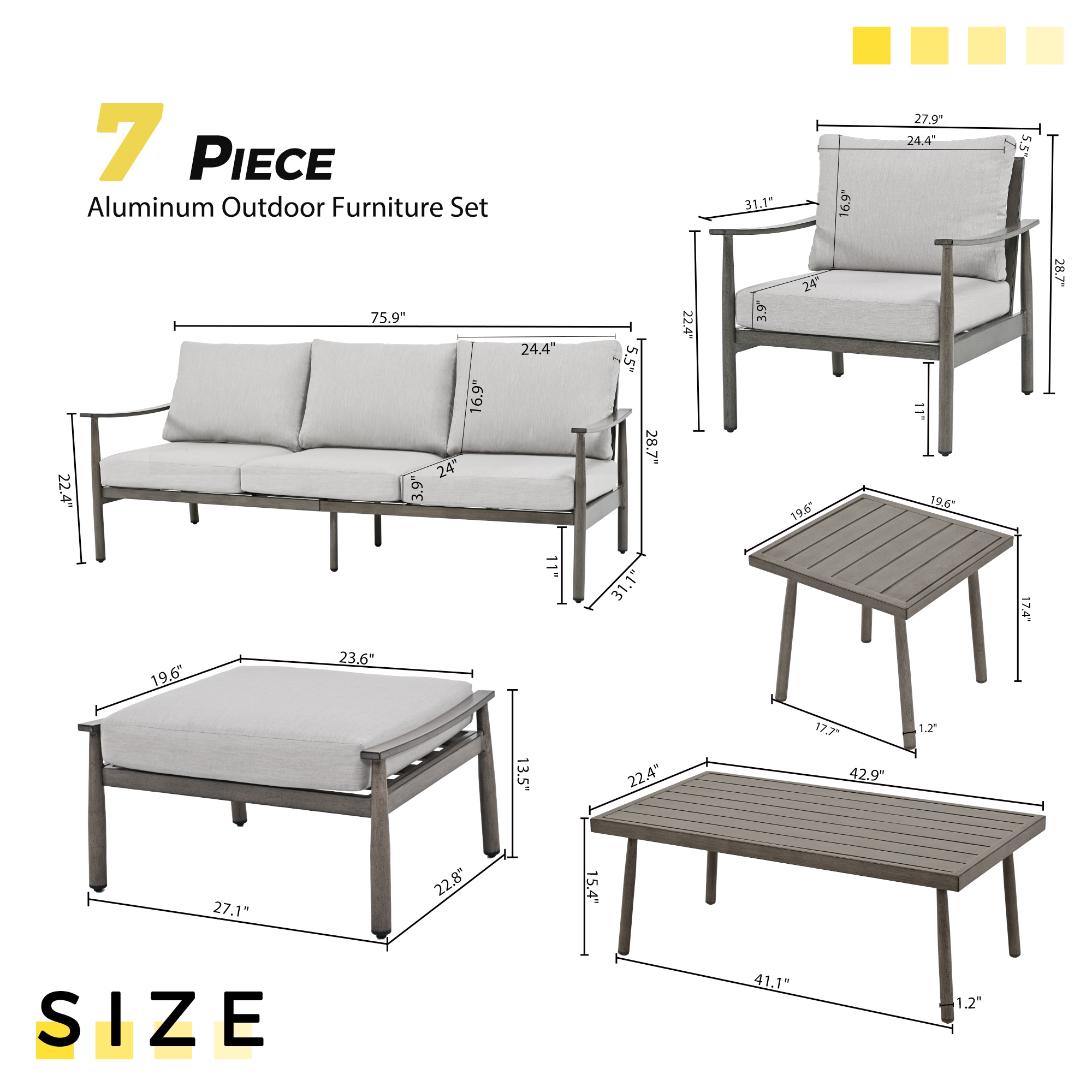  CP-SF7-GG-B1-WL2 Patio-Conversation-Sets - View #2