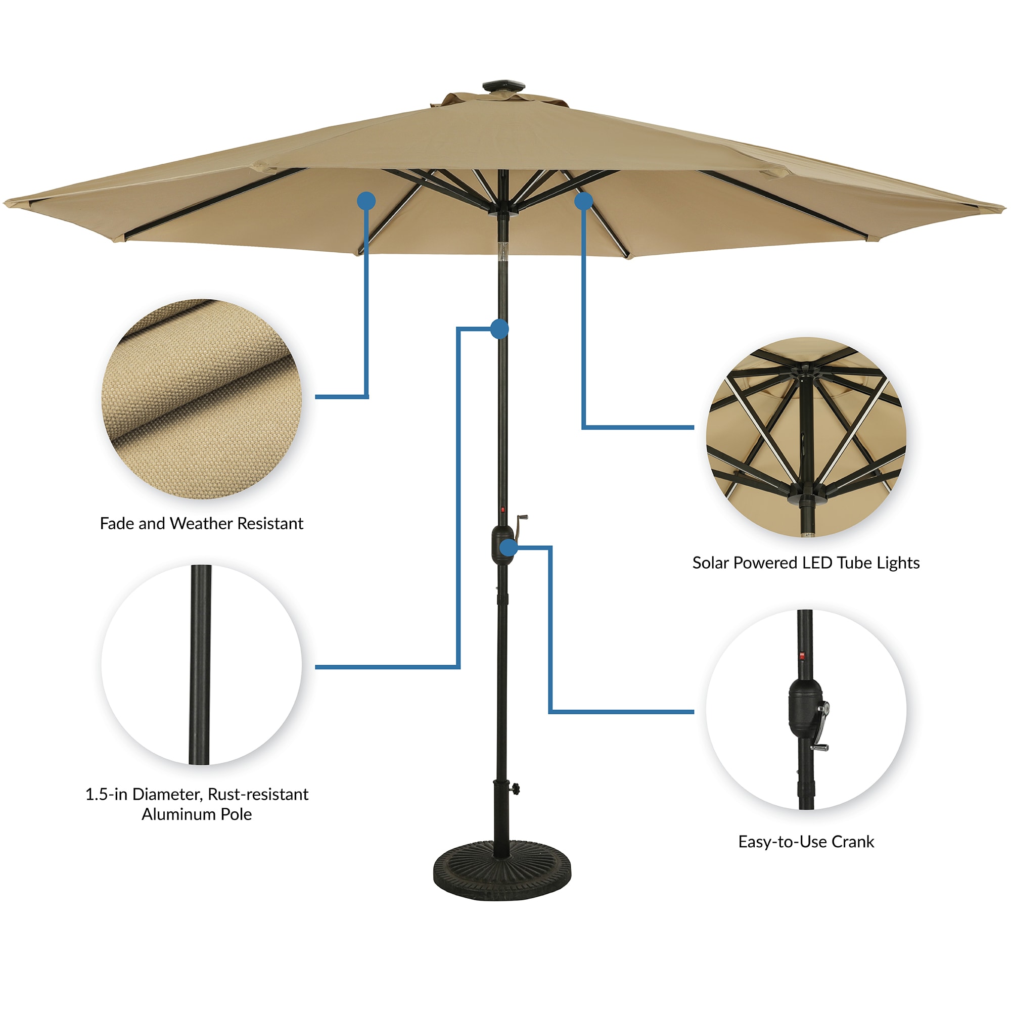 Island Umbrella NU6855 Umbrellas-2 - View #4