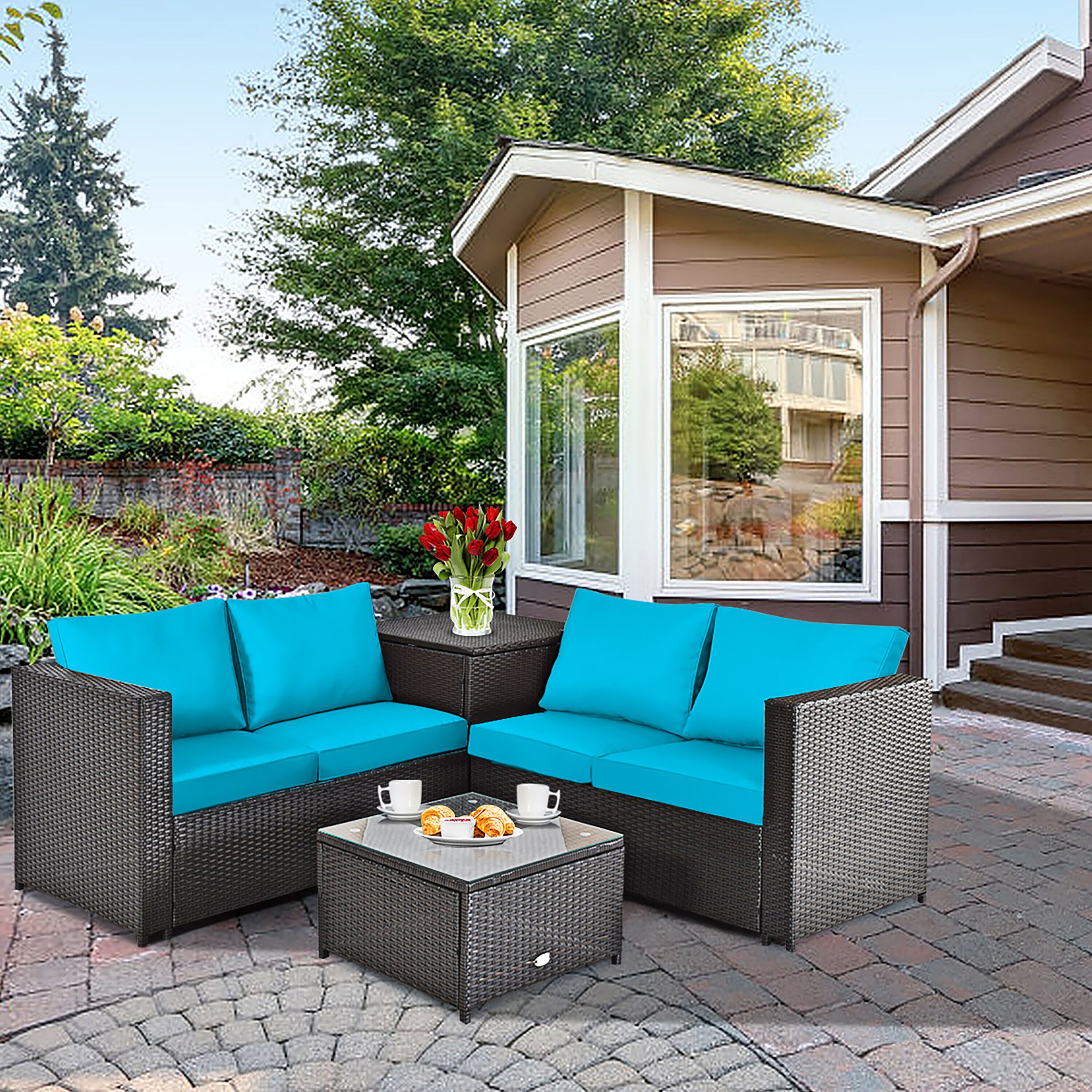 Costway HW66714TU+ Patio-Conversation-Sets - View #8