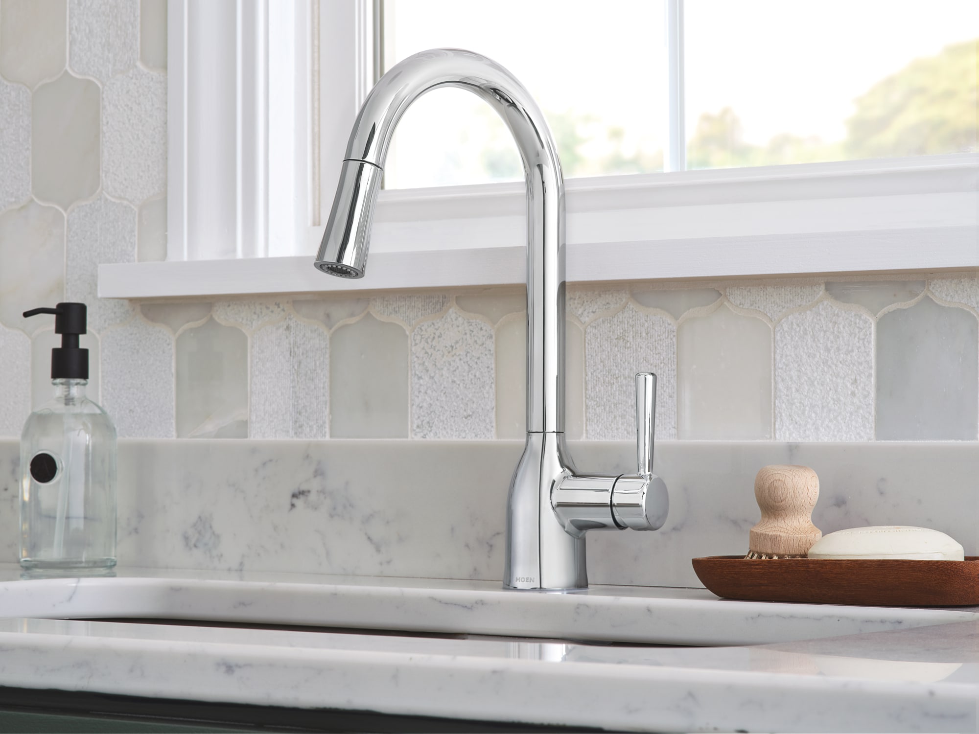  Chrome Kitchen Faucet