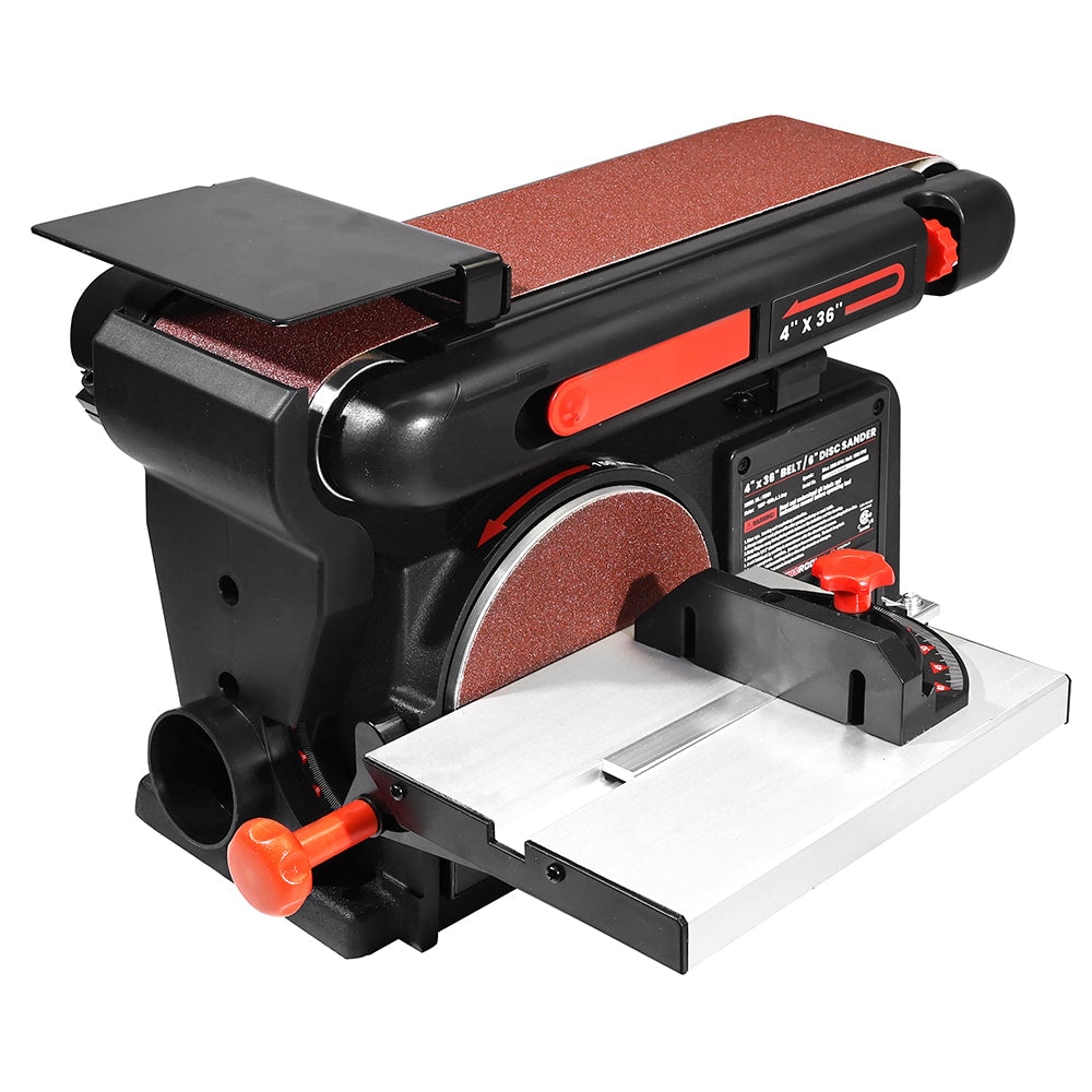 FindBuyTool Machorool FD361 4-in x 36-in Belt and 6-in Disc Sander with 3/4 HP Motor