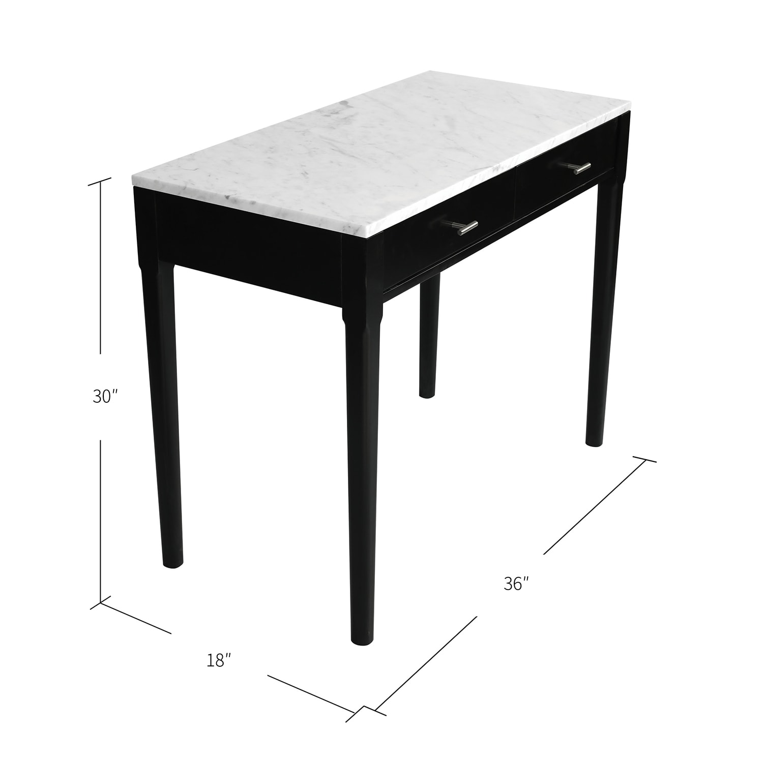 The Bianco Collection TBC-4062-PT1632-WHT Console-Sofa-Tables - View #5