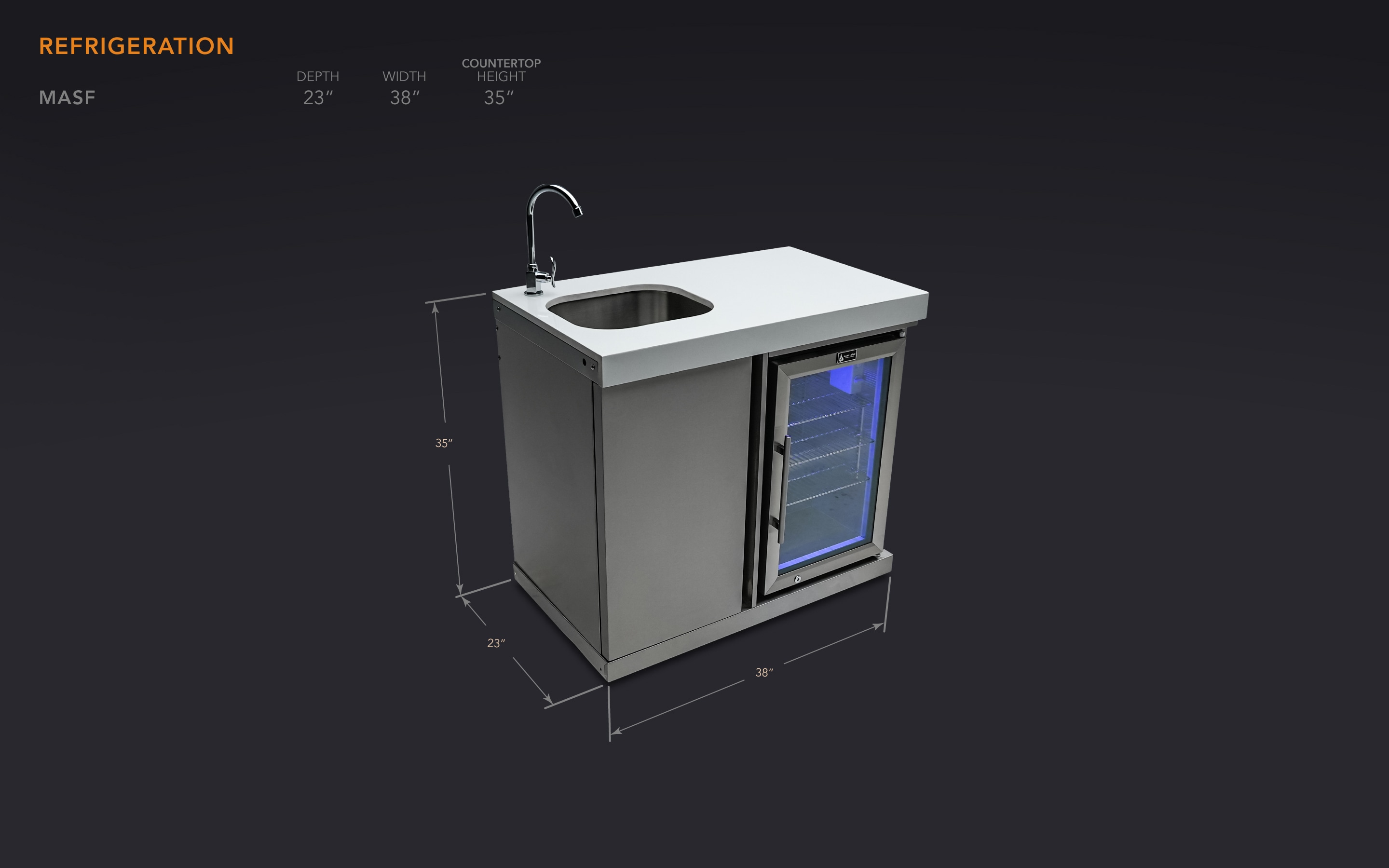 Mont Alpi MAI805-KEGBEV Modular-Outdoor-Kitchens - View #16