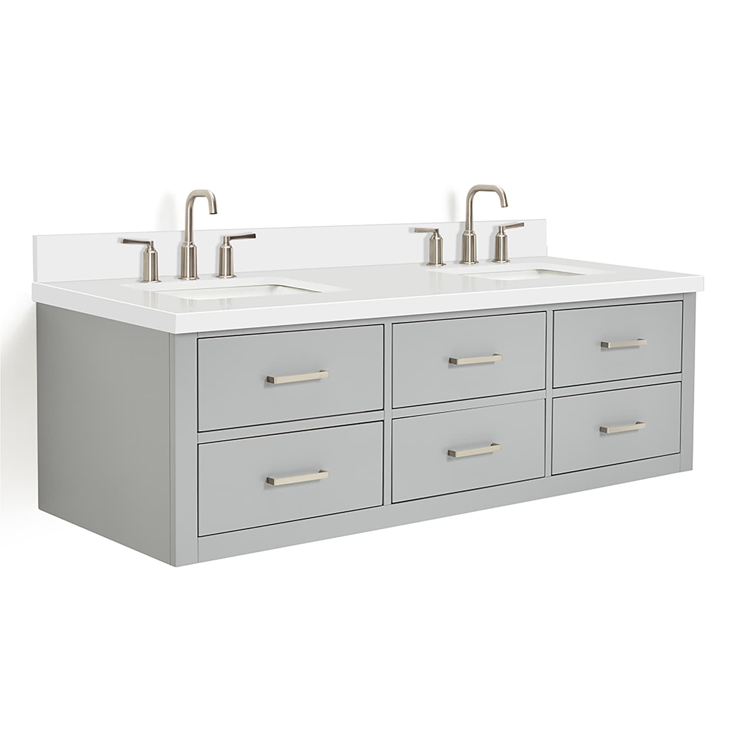 ARIEL W061DWQRVOGRY Bath-Vanity-Combo - View #3