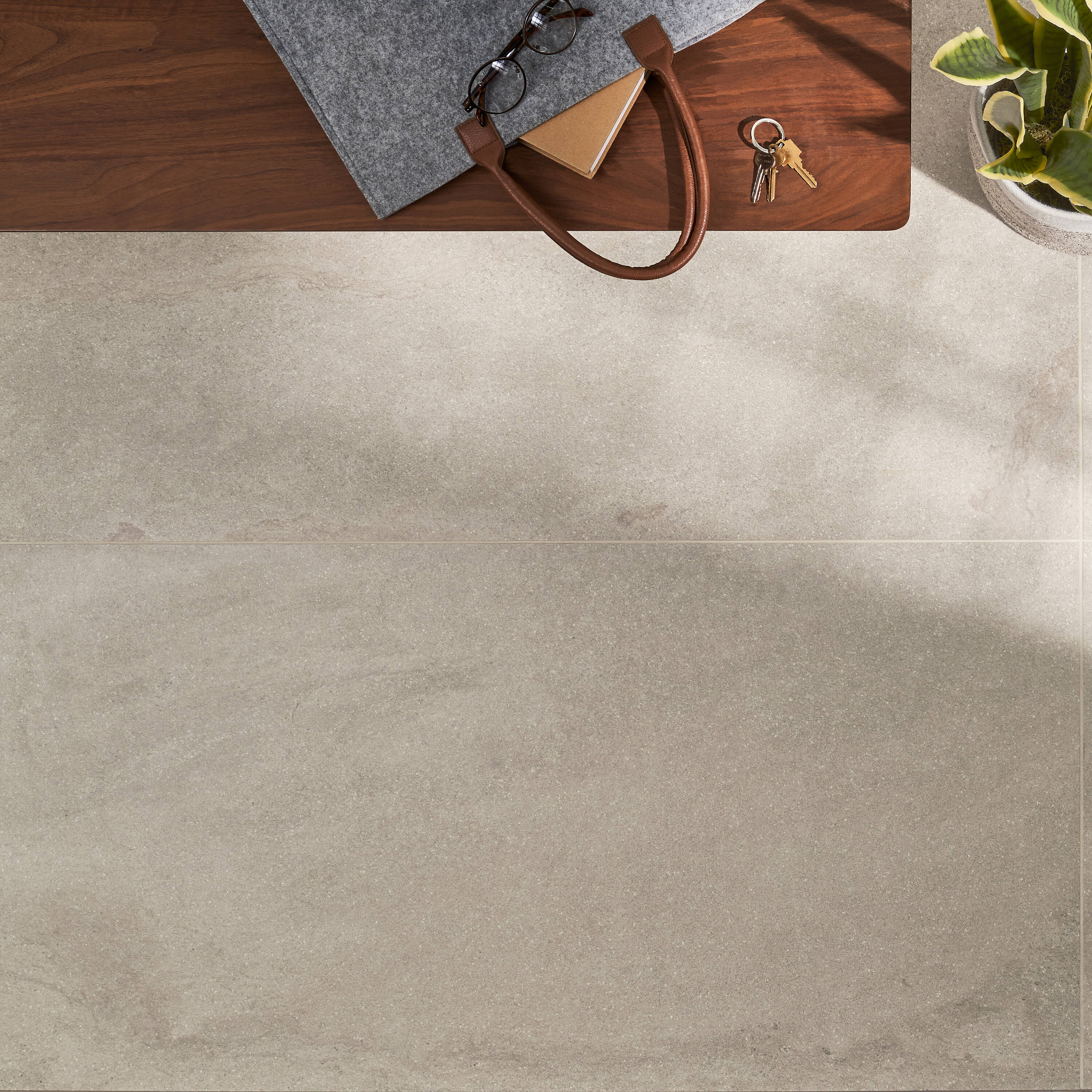 Large Format Beige Matte Porcelain Floor and Wall Tile