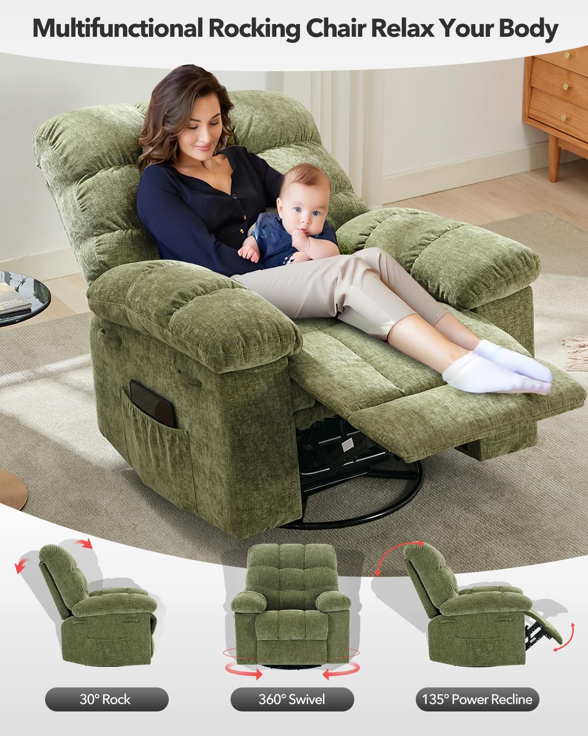 GarveeLife CLJ-ASNVKPBN64ZQ45 recliners - View #3