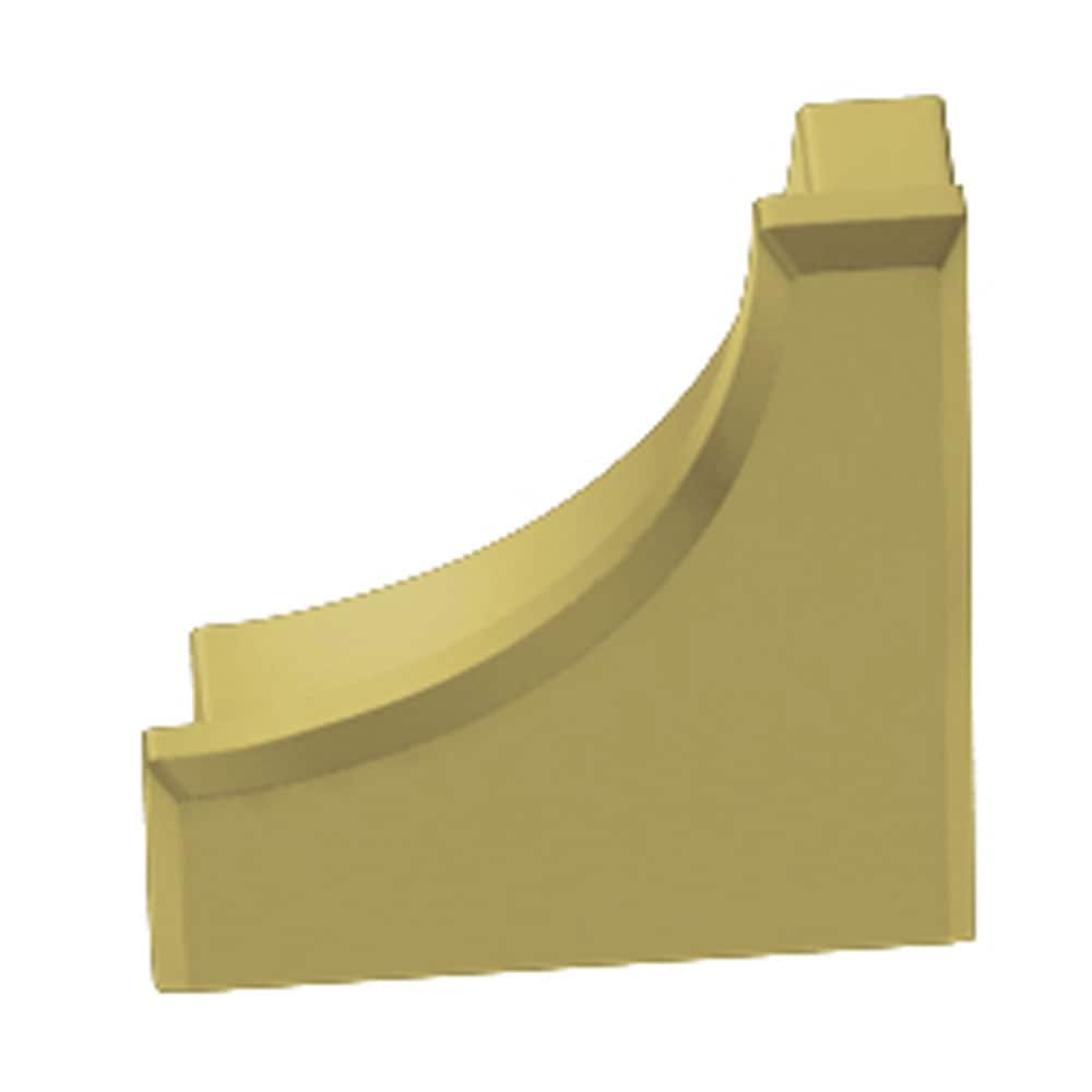Schluter Systems E/AHK1S/AM Dilex-AHK 0.563-in W x 0.5-in L Satin brass anodized aluminum Aluminum End caps Tile Edge Trim