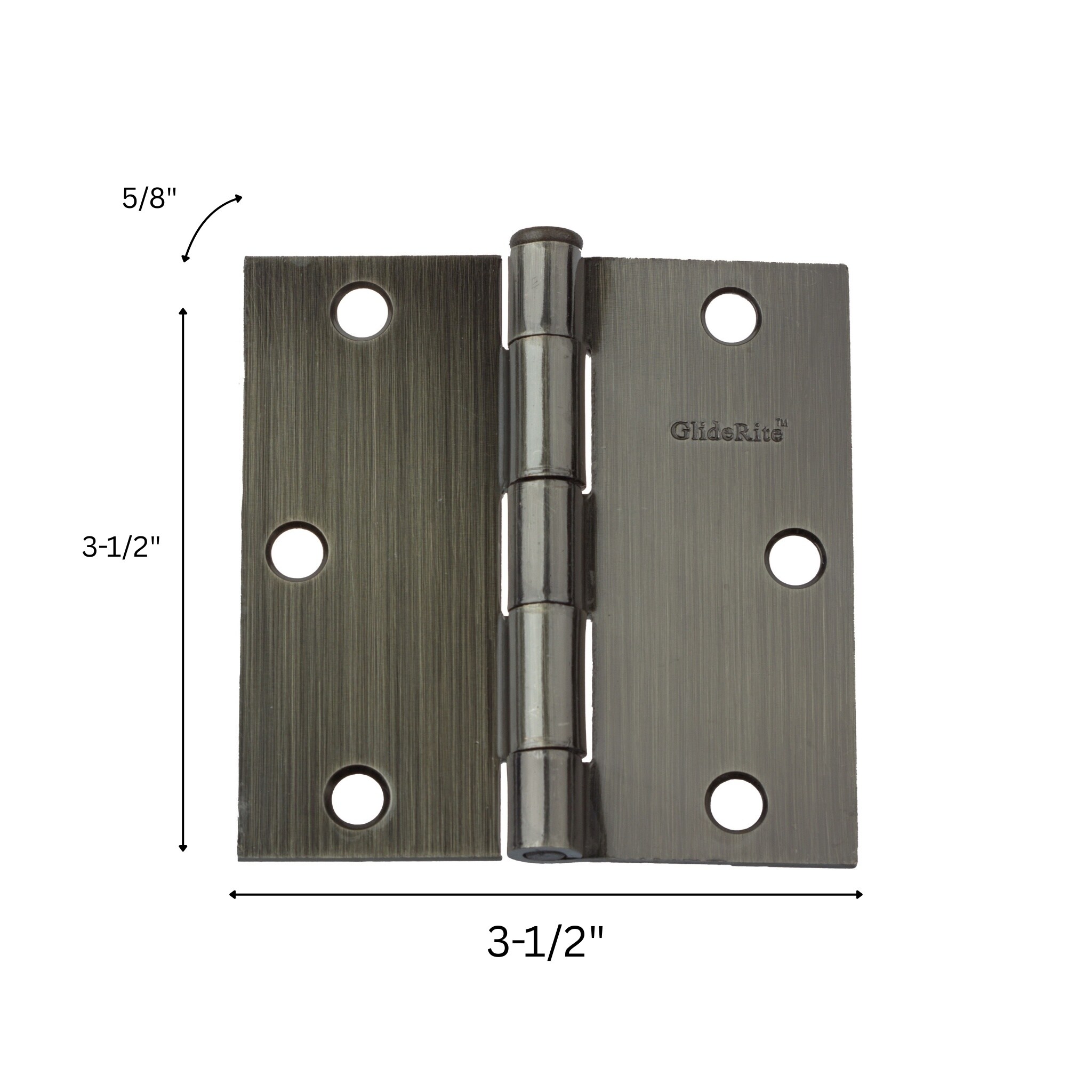 GlideRite Hardware 3500-AB-30 Entry-Door-Hinges - View #3