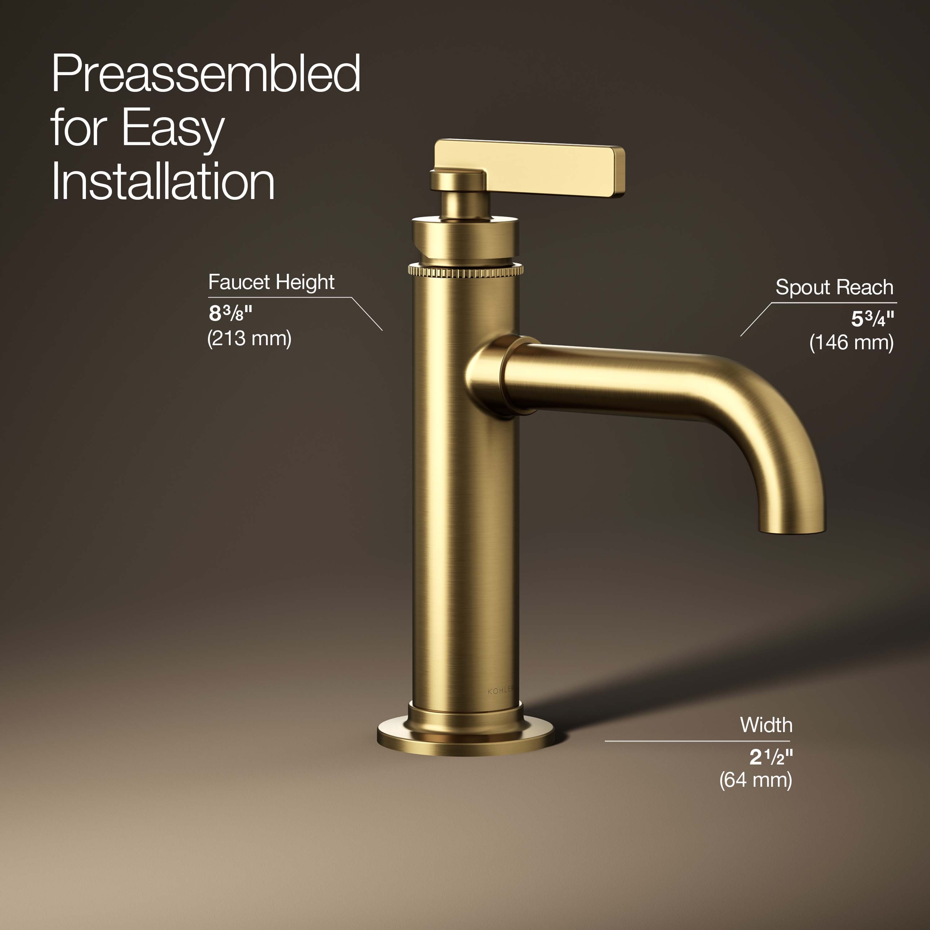 KOHLER 35907-4K-2MB Lavatory-Faucets - View #4