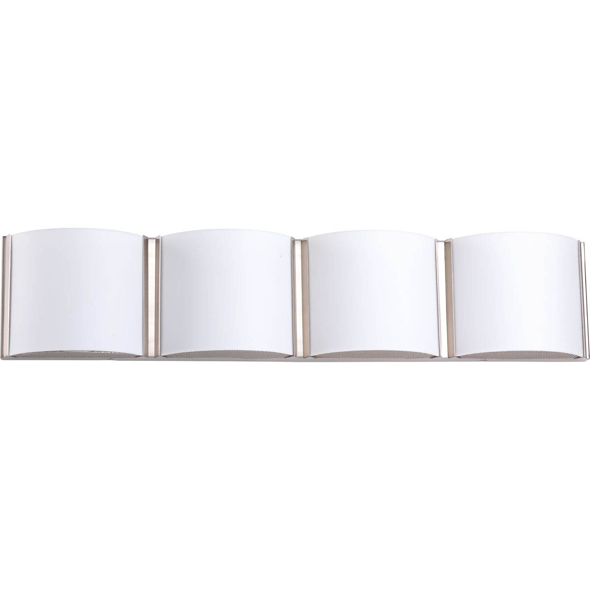 Progress Lighting P2064-0930K9 Arch 4-Light Brushed Nickel LED Transitional Vanity Light