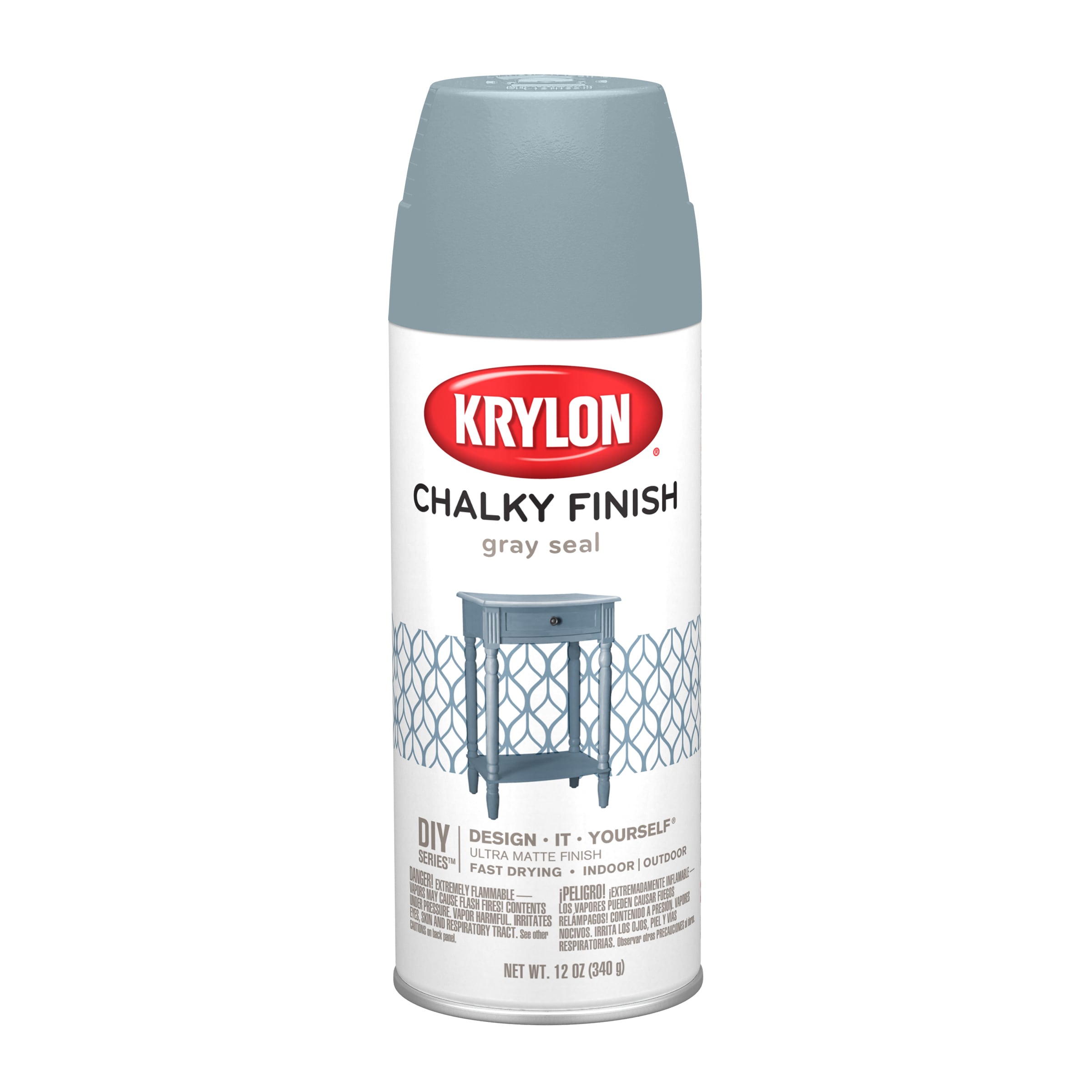 Rust-Oleum Flat Gray Spray Primer (NET WT. 12-oz)