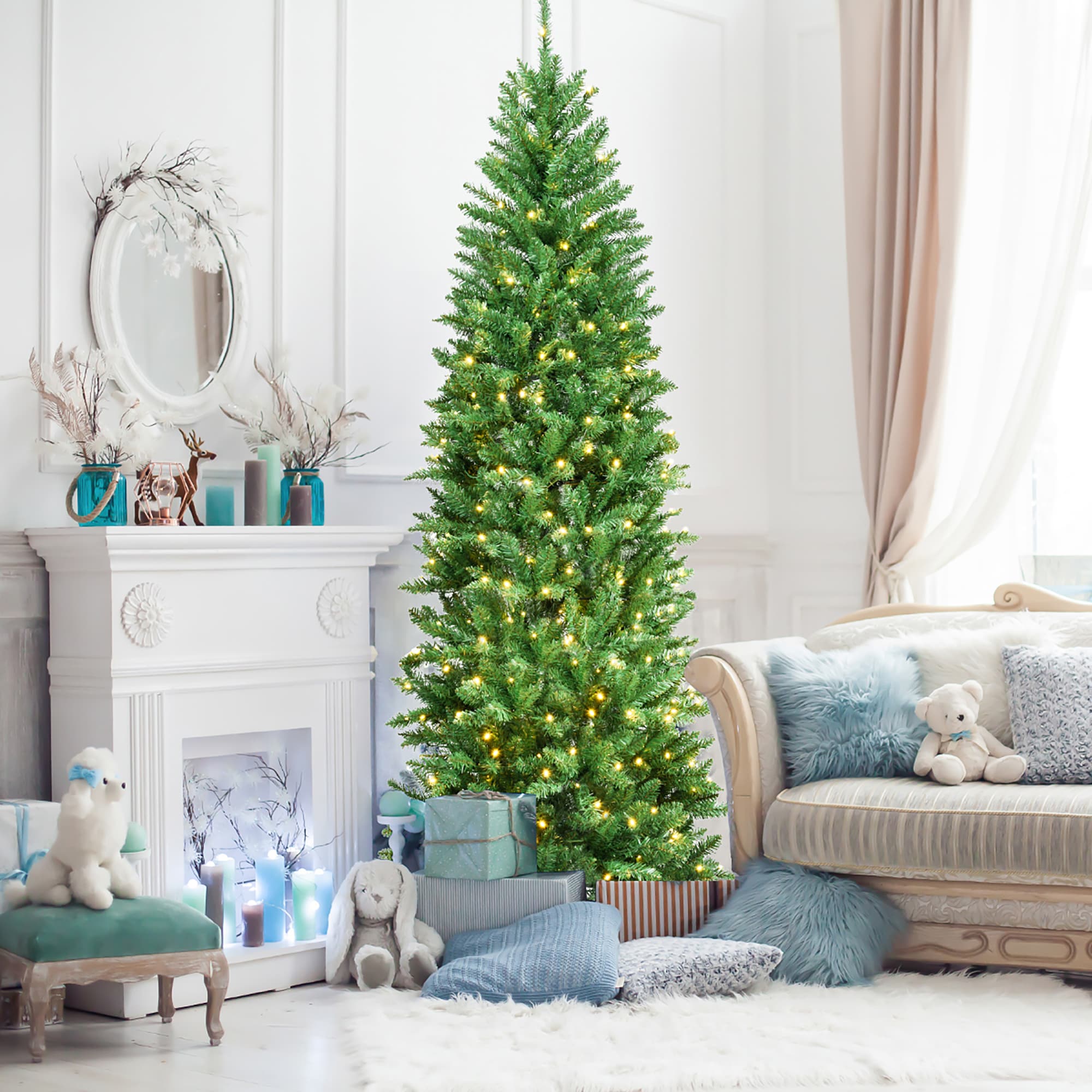 Goplus LWS00821 Artificial-Christmas-Trees - View #9