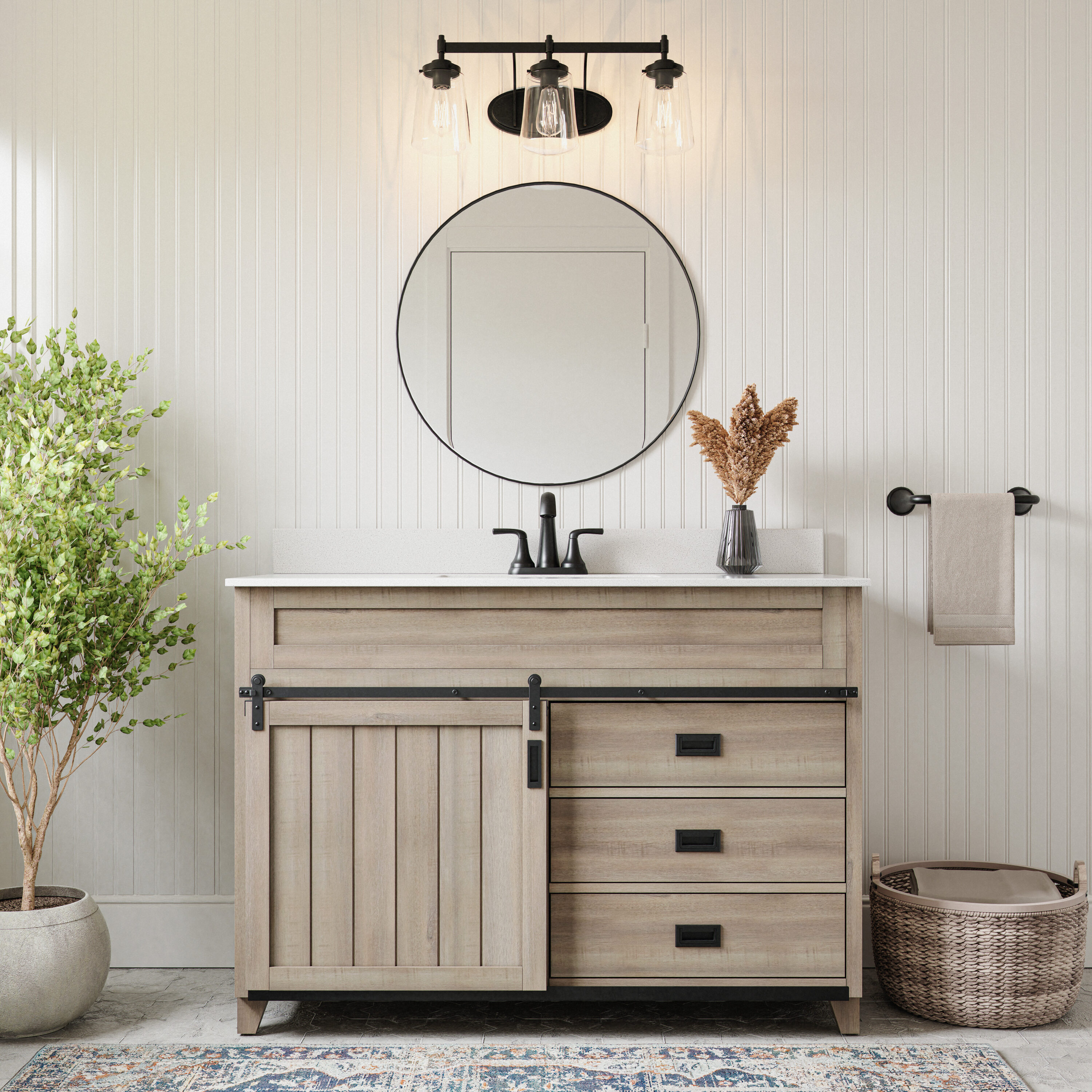 Style Selections LWS48MRTB Bath-Vanity-Combo - View #7