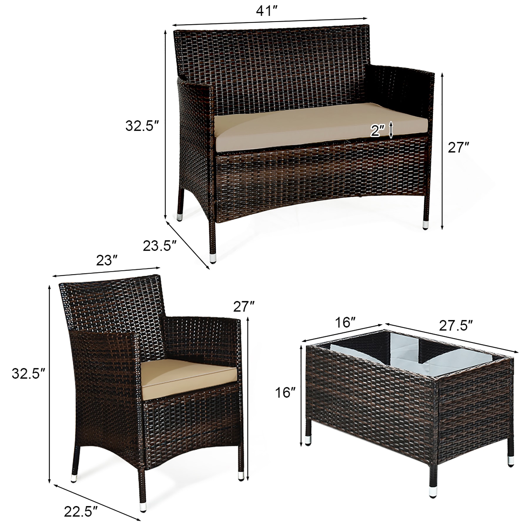 Costway HW63214 Patio-Conversation-Sets - View #10