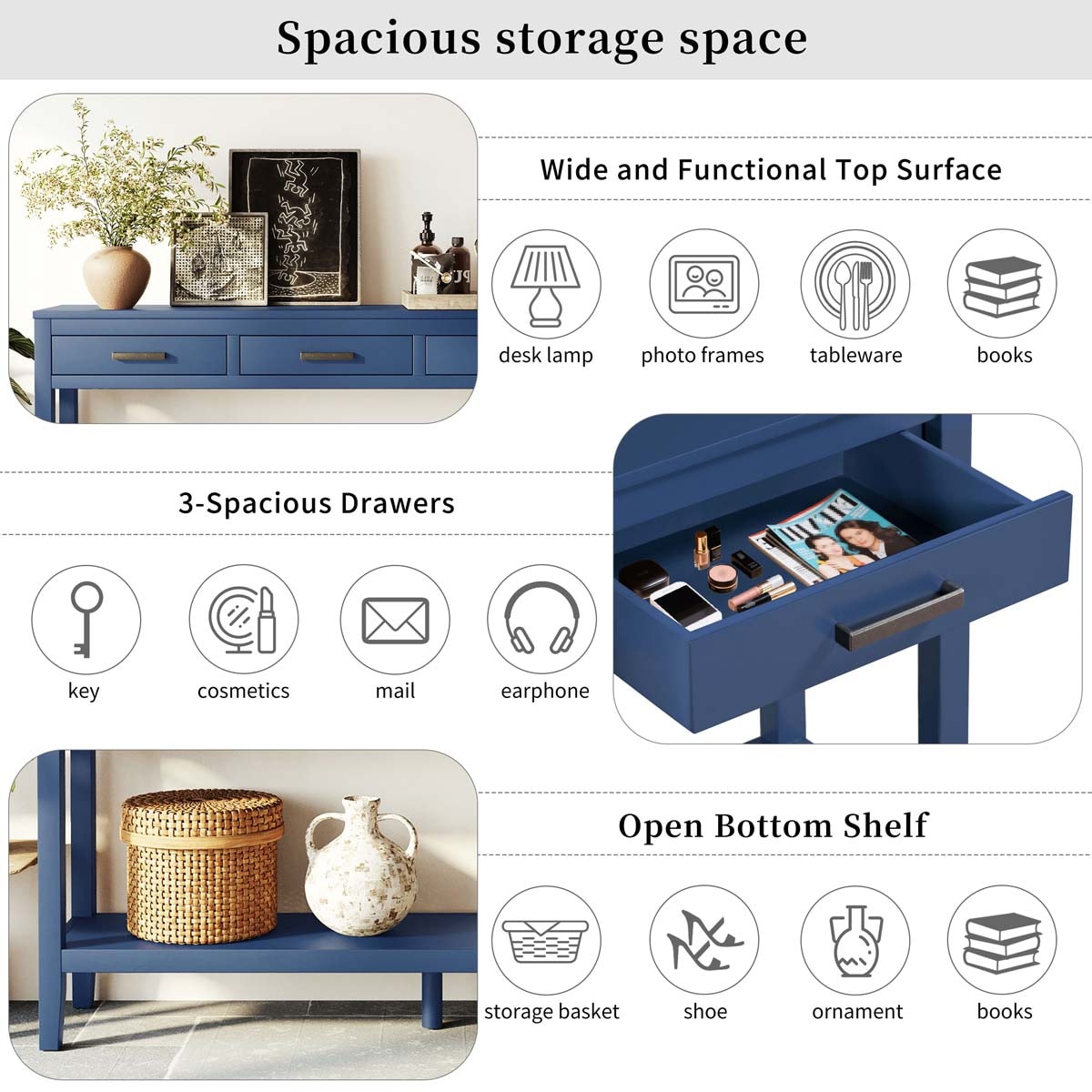 ModernLuxe N711P234485V Console-Sofa-Tables - View #5