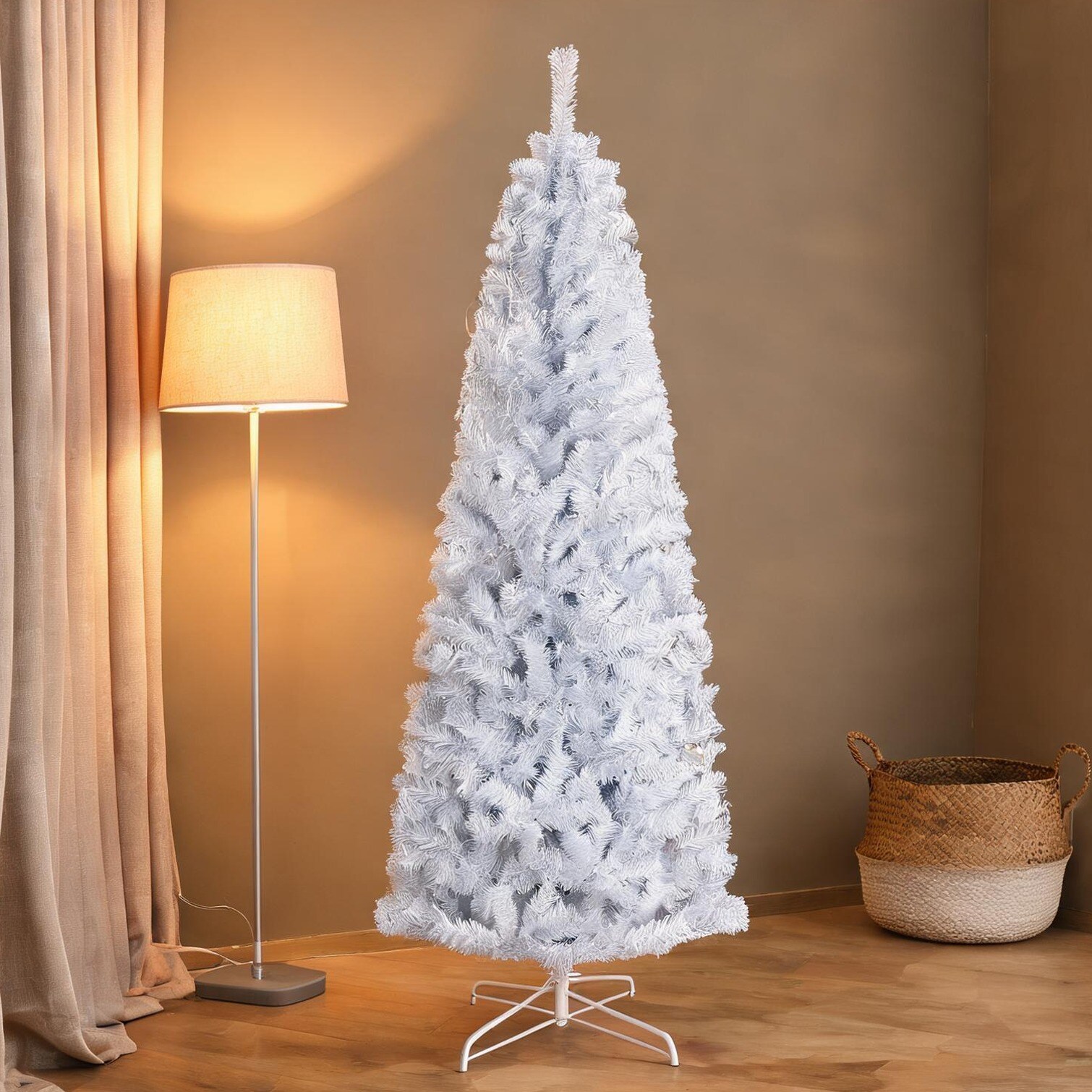 Writing Frame Tree chillscreamni Storage Christmas Trees in White 6 ft with Practical ...