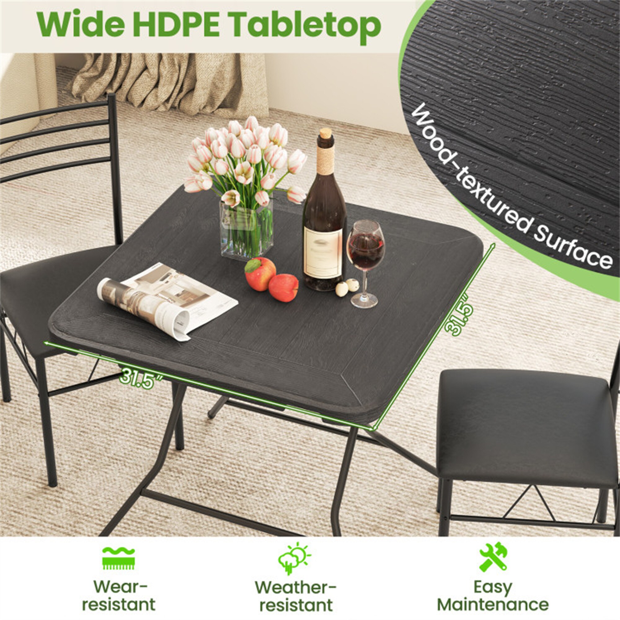 BABOOM BOM-11842BK-CO Patio-Tables - View #6