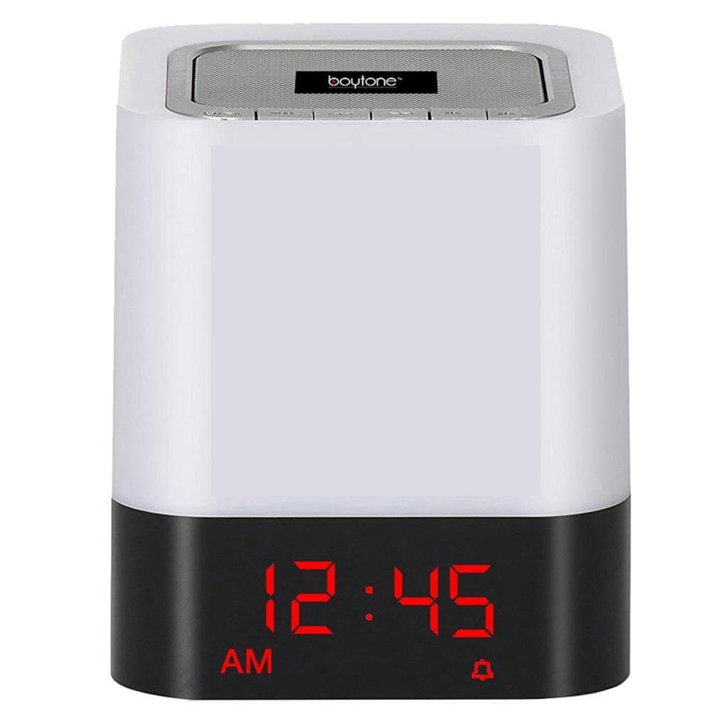 Boytone 849101340M Digital Rectangle Tabletop Modern with Alarm