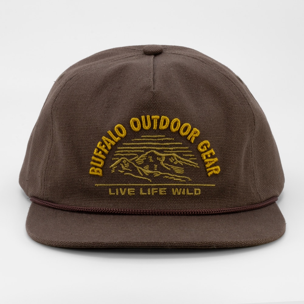Infinity Brands LOW-0434-GS Men's Dark Brown Cotton Baseball cap