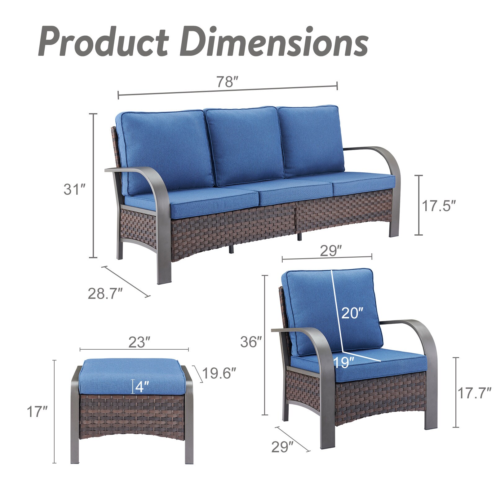 Rilyson FSTZB131140-1 Patio-Conversation-Sets - View #10