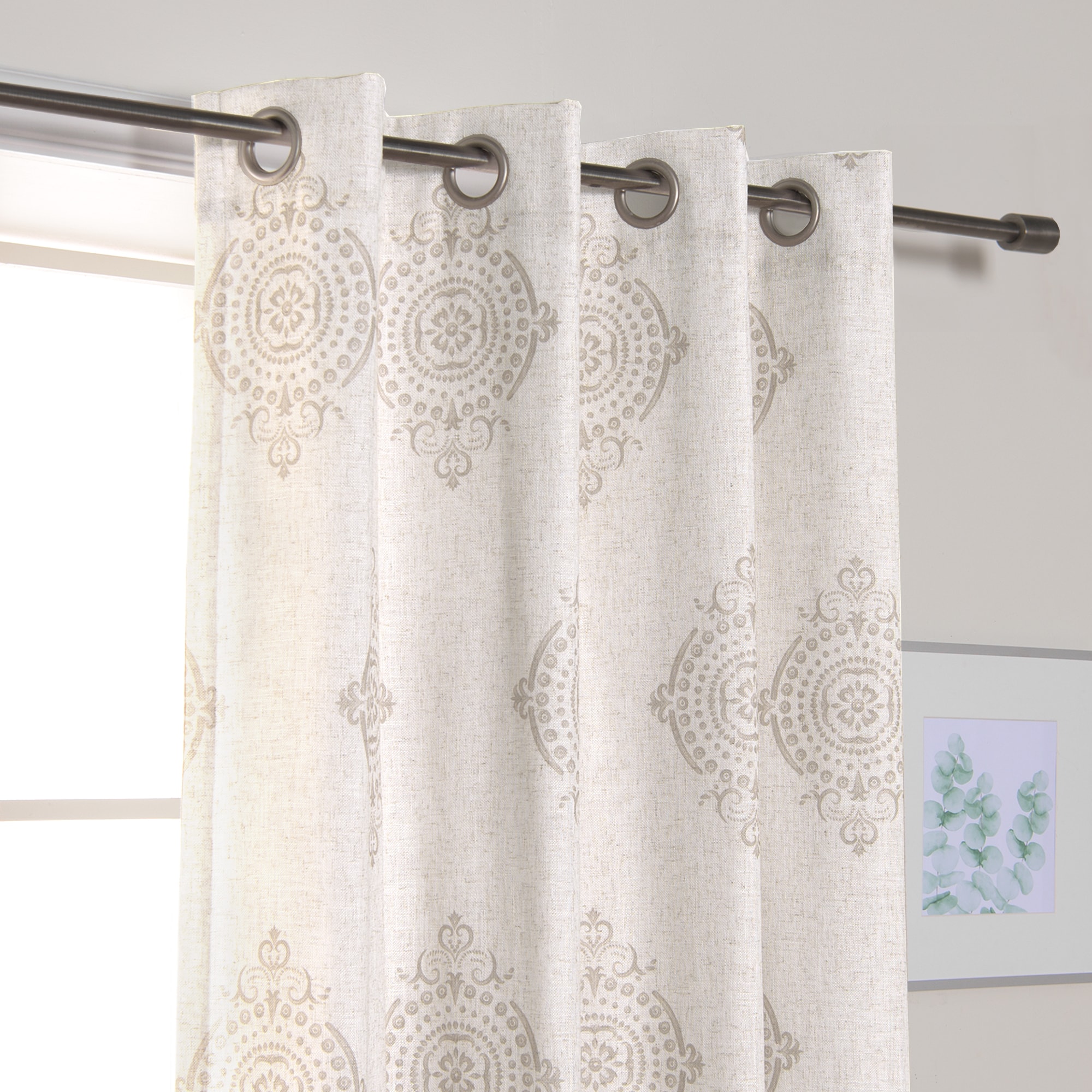 Best Home Fashion JC-16-MED02-84-BEIGE curtains - View #3