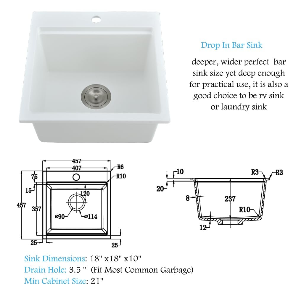 LILILIAN FMY LRO0821E186 Kitchen-Sinks - View #7