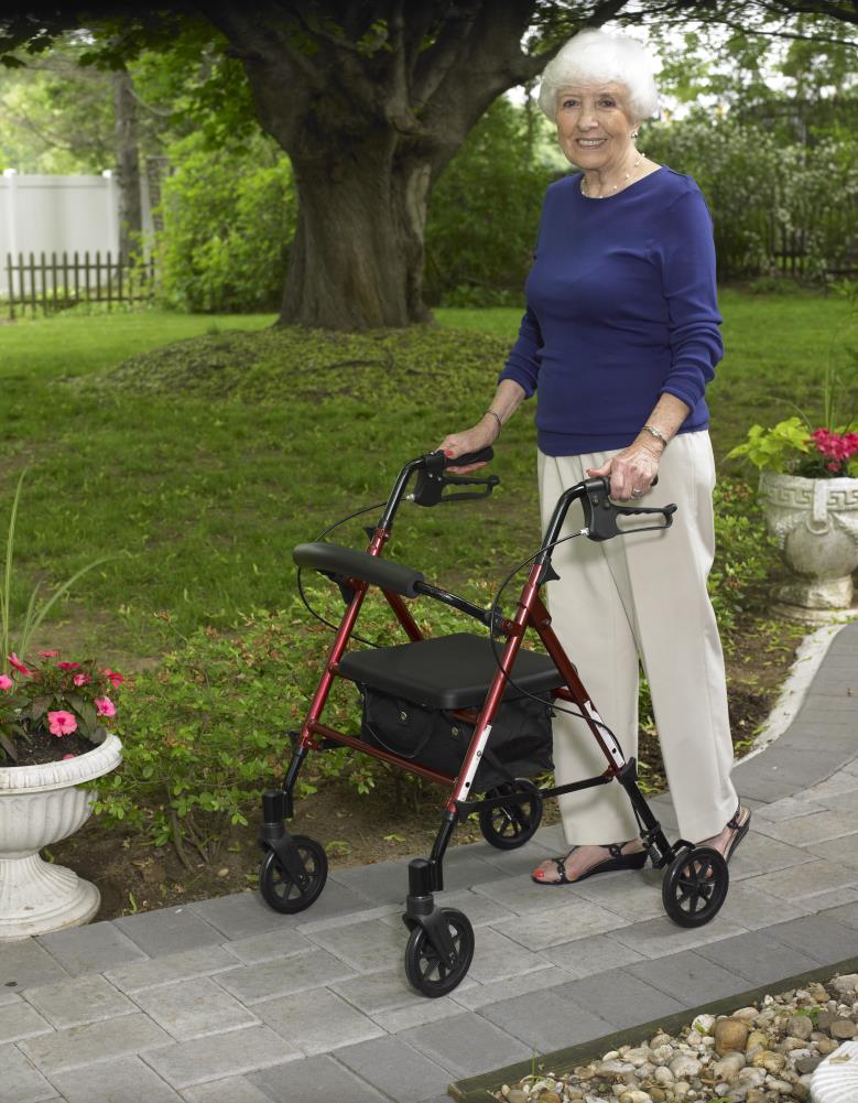 Drive Medical RTL10261RD Walkers-Wheelchairs-Rollators - View #10