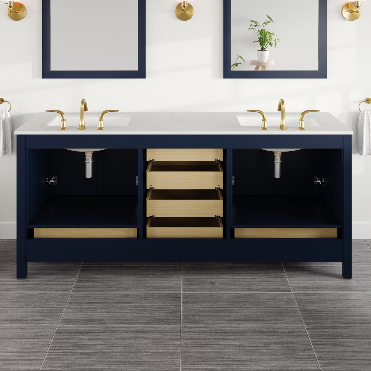Eviva EVVN412-78BLU-Q Bath-Vanity-Combo - View #9