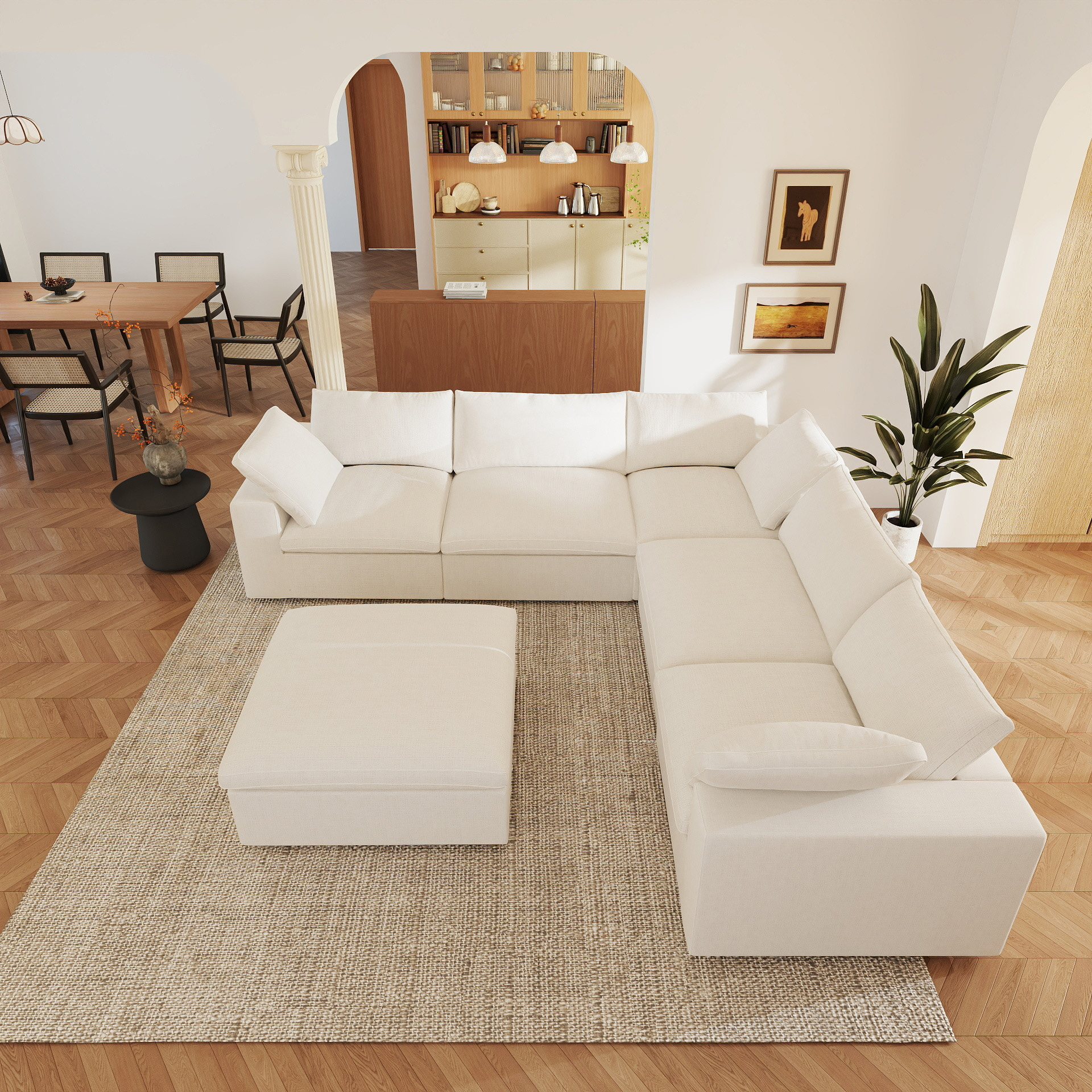 BuotiqHom DH-C5+1-121WE Sofas-Loveseats - View #2