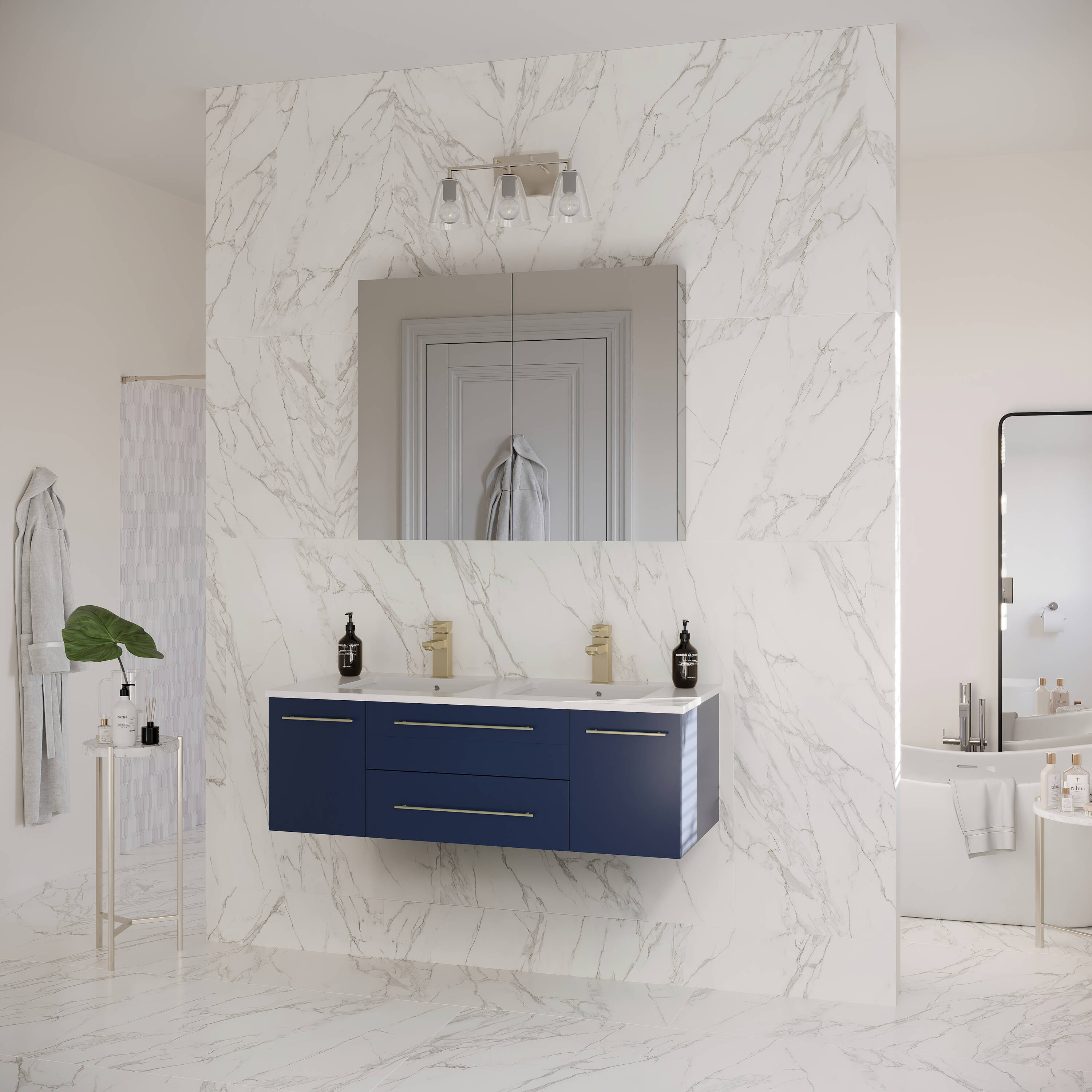 Fresca FVN6148RBL-UNS-D Bath-Vanity-Combo - View #4