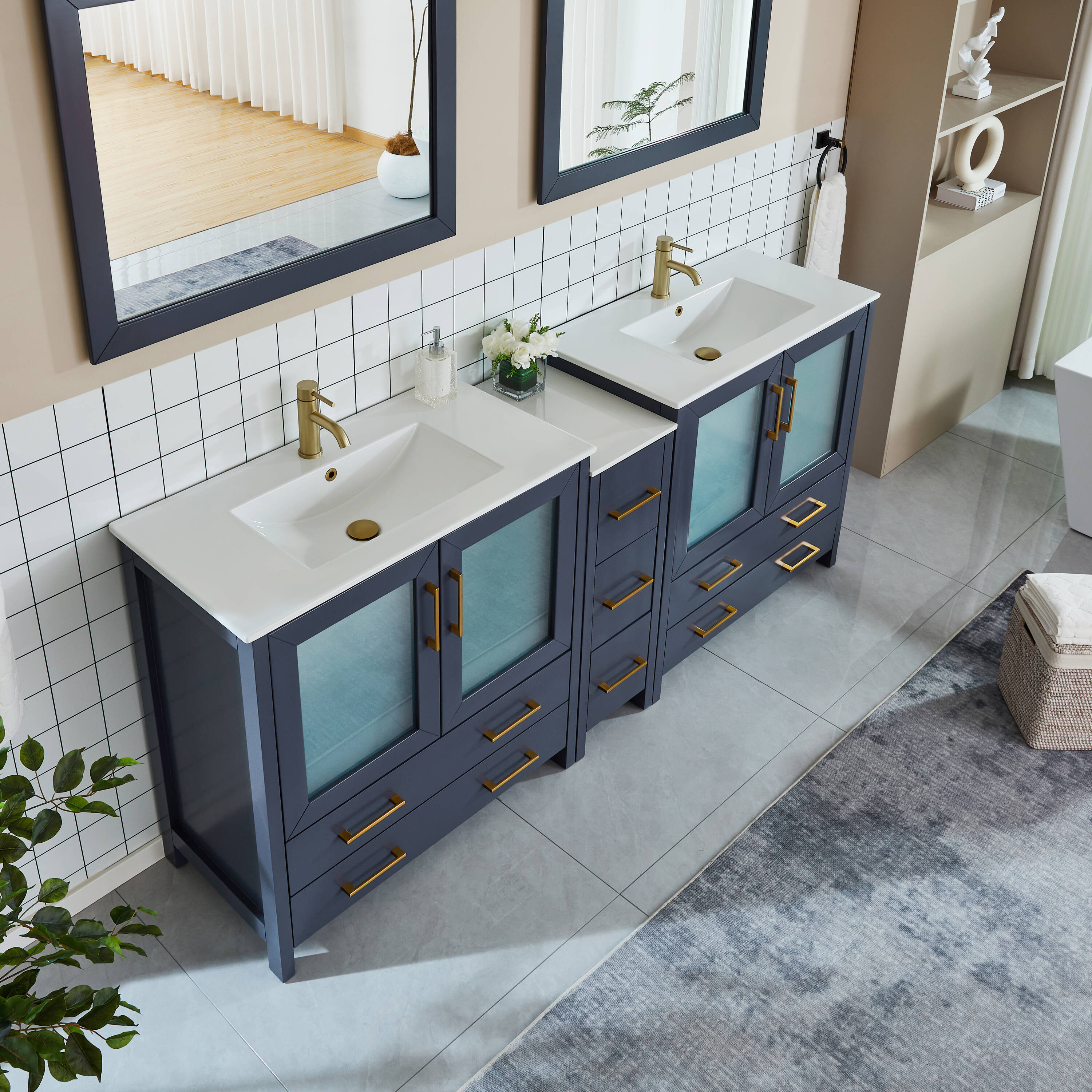 Vanity Art VA3036-84B Bath-Vanity-Combo - View #9