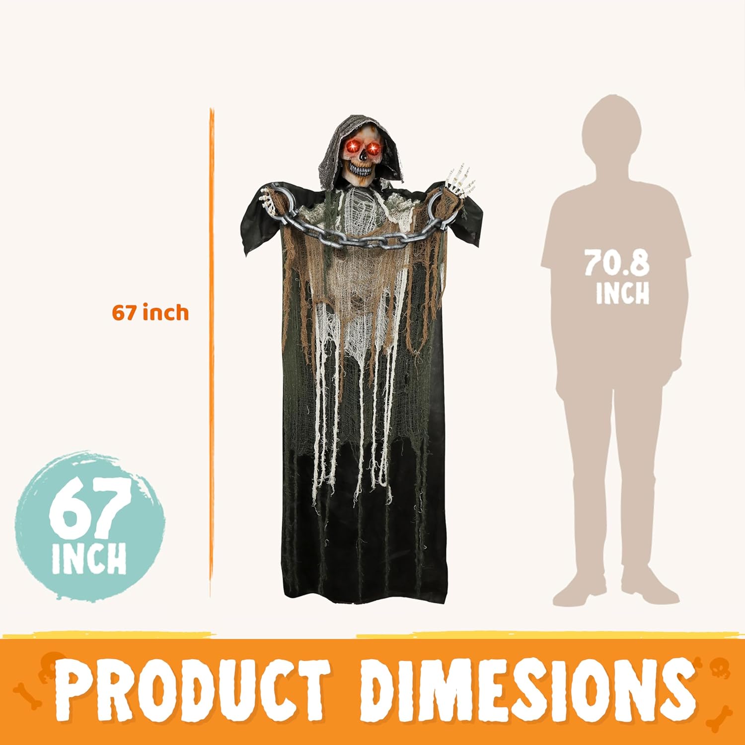 Joyfy 13573-B Outdoor-Halloween-Decor - View #4