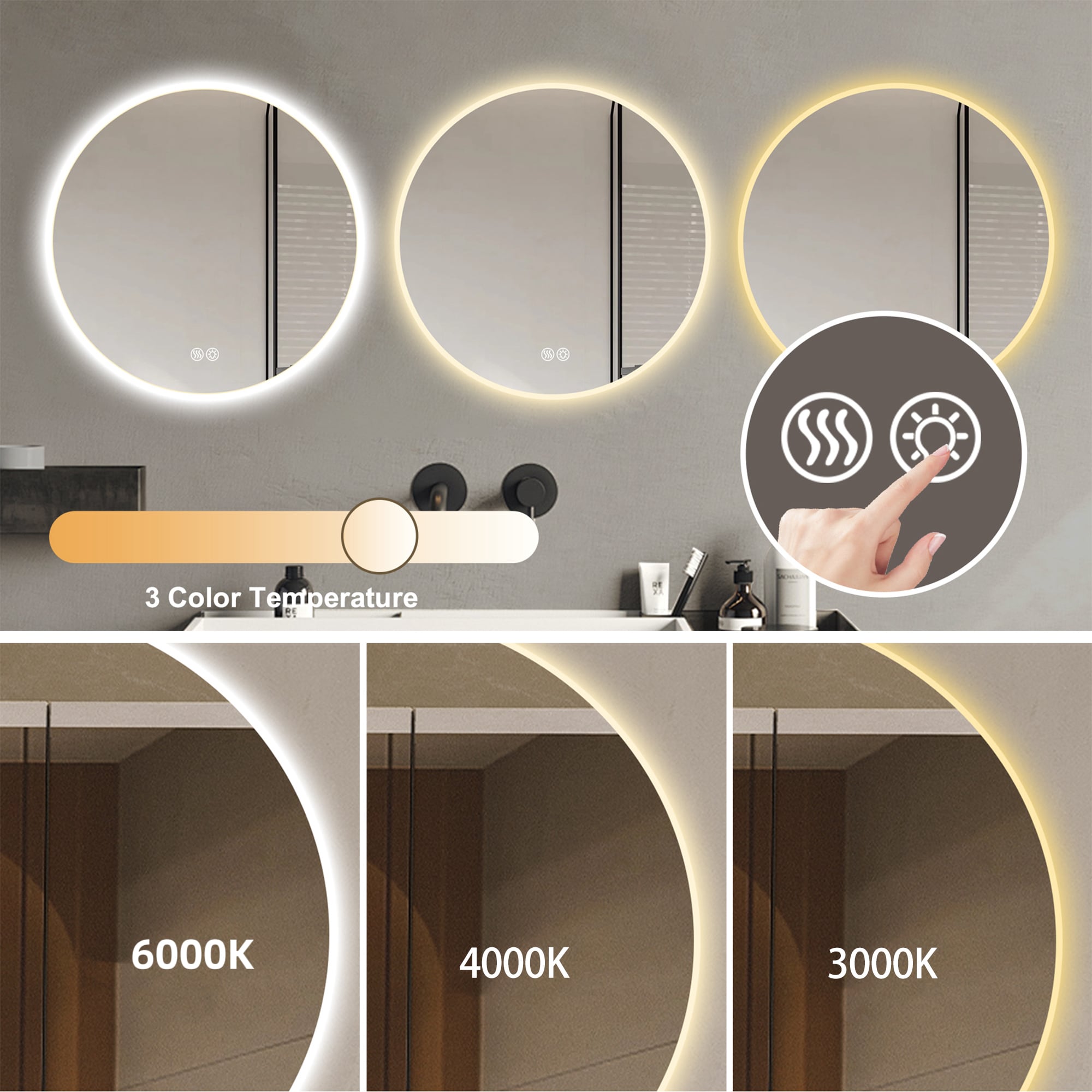 CASAINC MC04-2230SF1 Framed-Bath-Mirrors - View #6