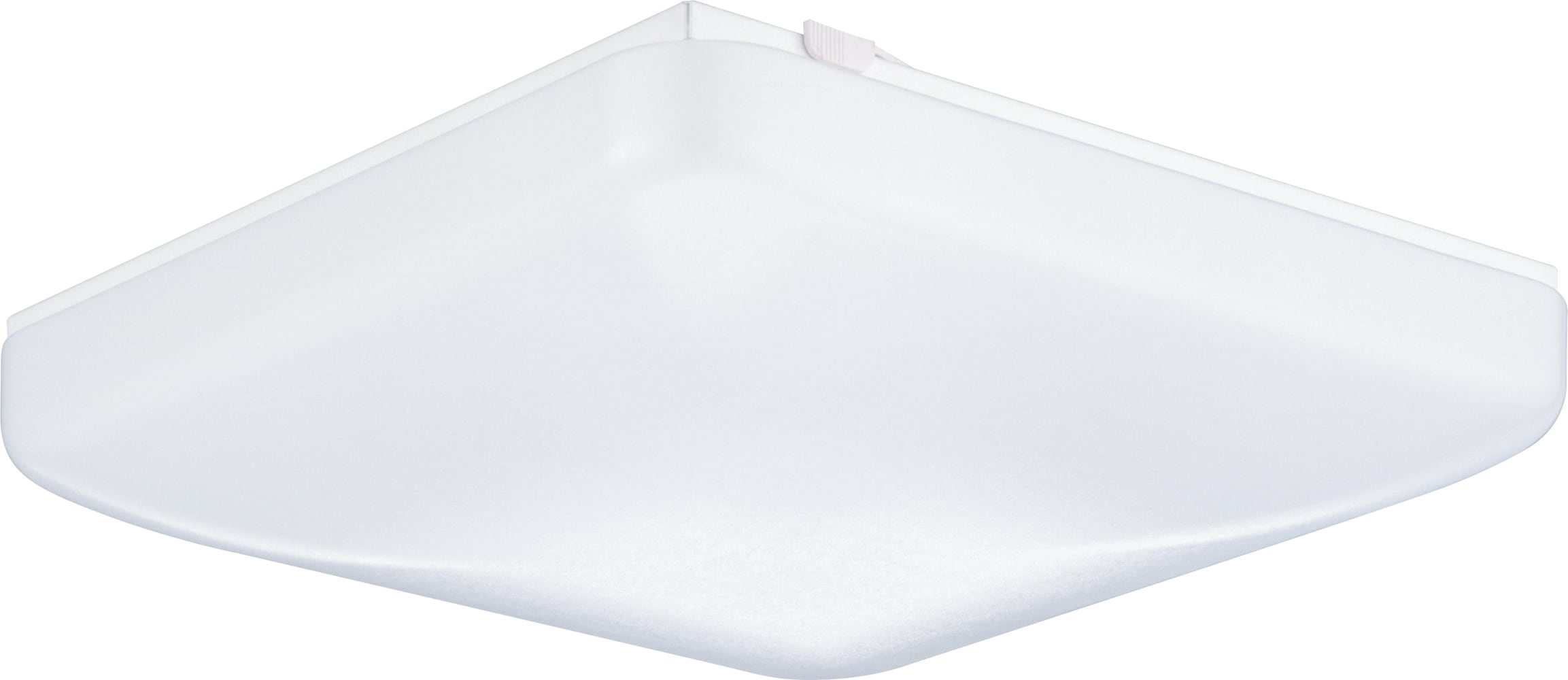 Lithonia Lighting Low profile square 1-Light 20-in White LED Flush