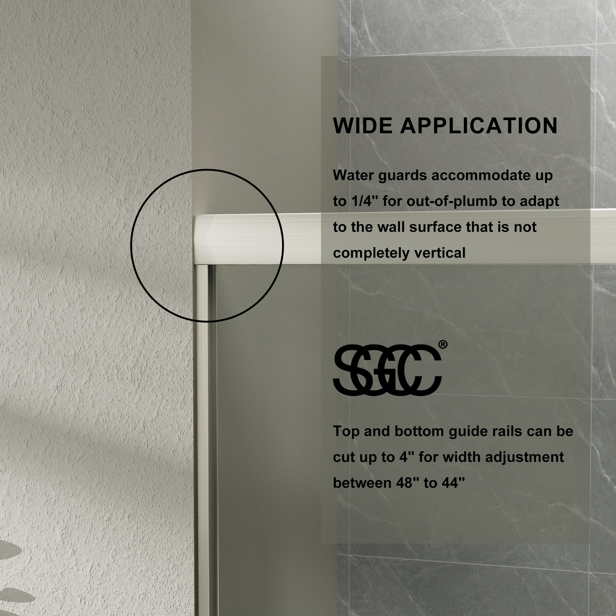 WELLFOR XS-130310 Shower-Doors - View #7