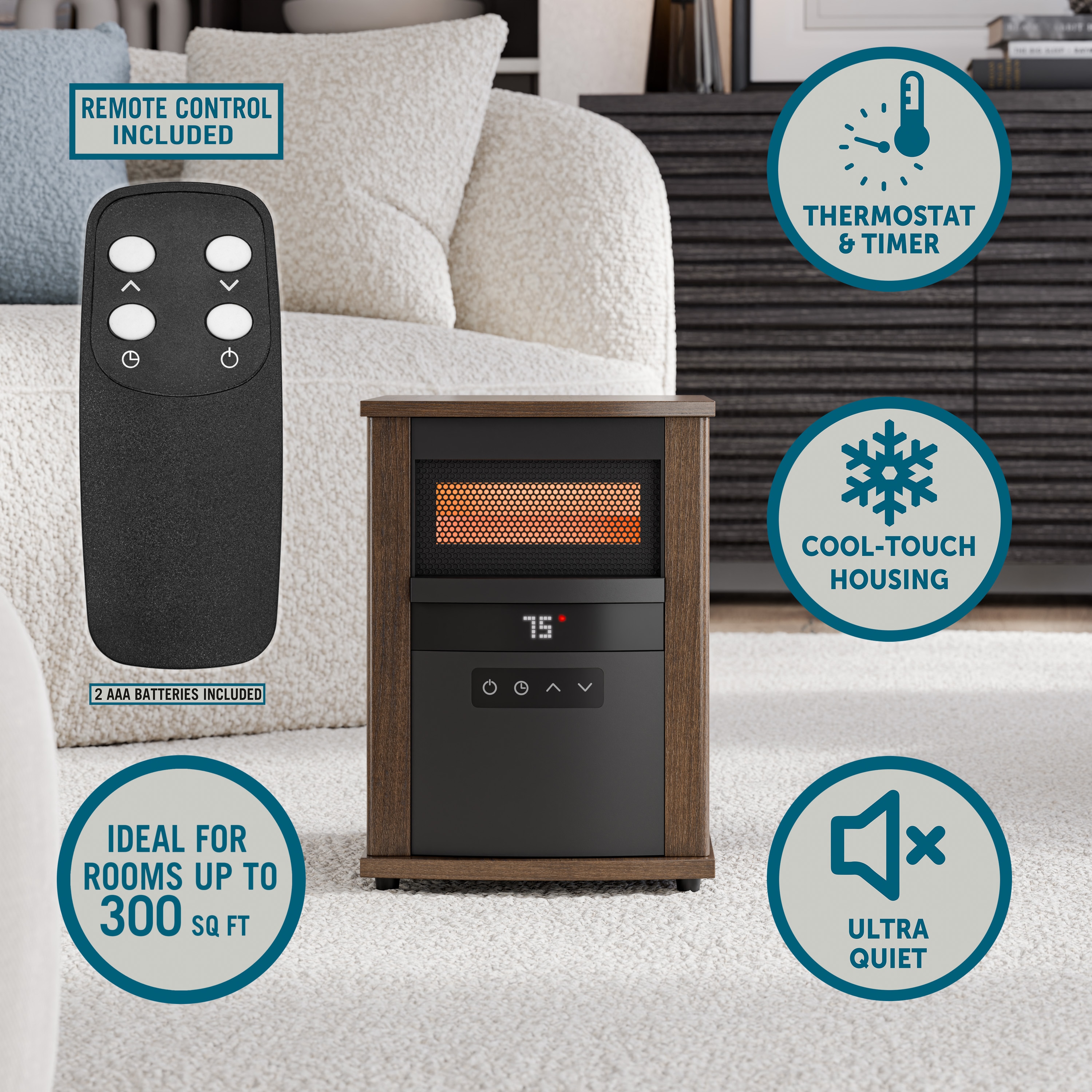 Utilitech 1175IRH-CON-503 Portable-Electric-Heat - View #4