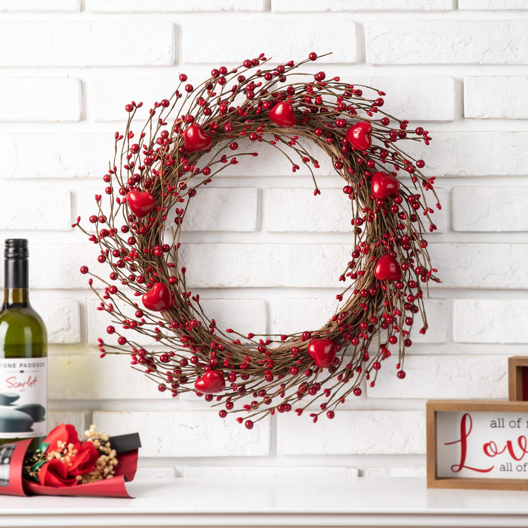 Glitzhome 2019400011 Indoor-Spring-Decorations - View #2