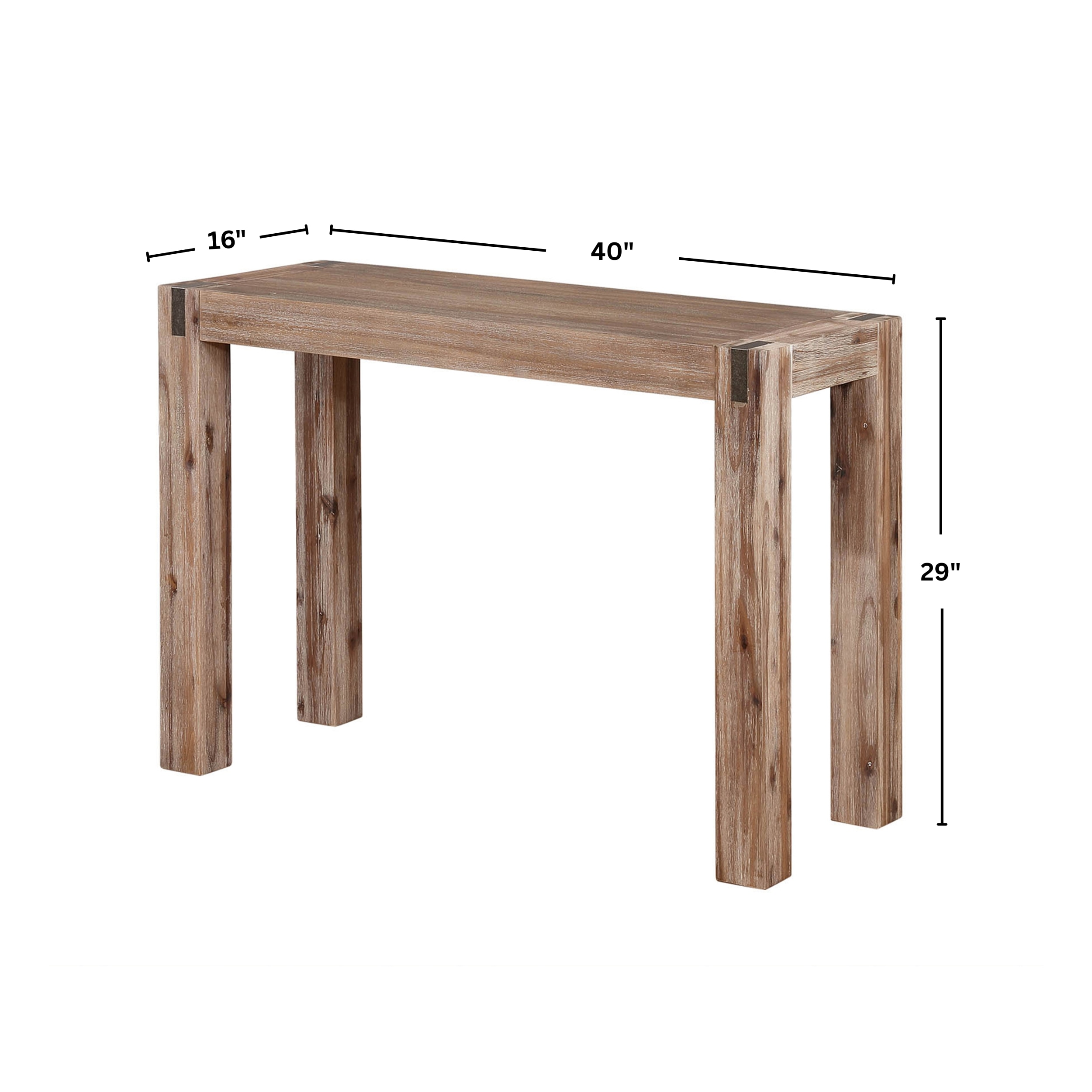 Alaterre Furniture ANWO1026 Console-Sofa-Tables - View #7