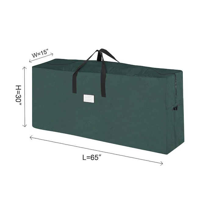 Hastings Home 15-in W x 30-in H Green Christmas Tree Storage Bag (For ...
