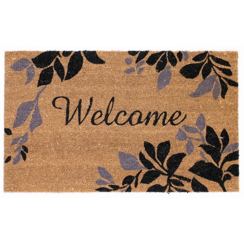 Liora Manne 2-ft x 3-ft Midnight Rectangular Indoor or Outdoor Decorative Winter  Door Mat in the Mats department at