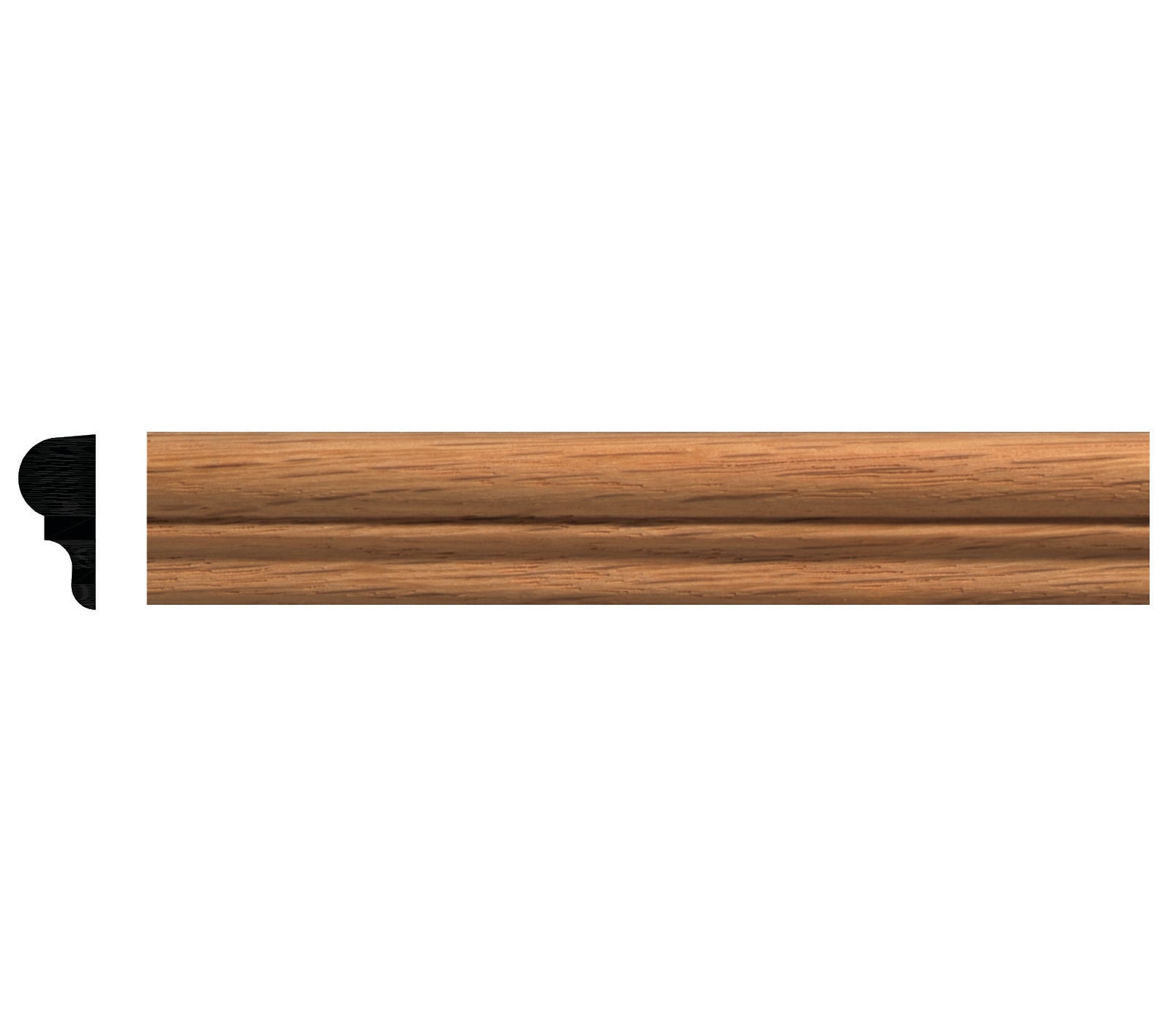 Ornamental Mouldings 40-8OAK Chair-Rail-Moulding - View #2